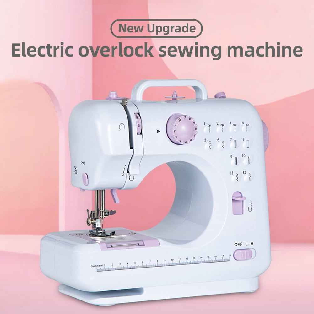 Mini Sewing Machine for Beginners, 42 Piece Handheld Electric Sewing Machines Kit with Built-in 12 Stitches/2 Speed/Auto Winding for Kids Adults - Image 6