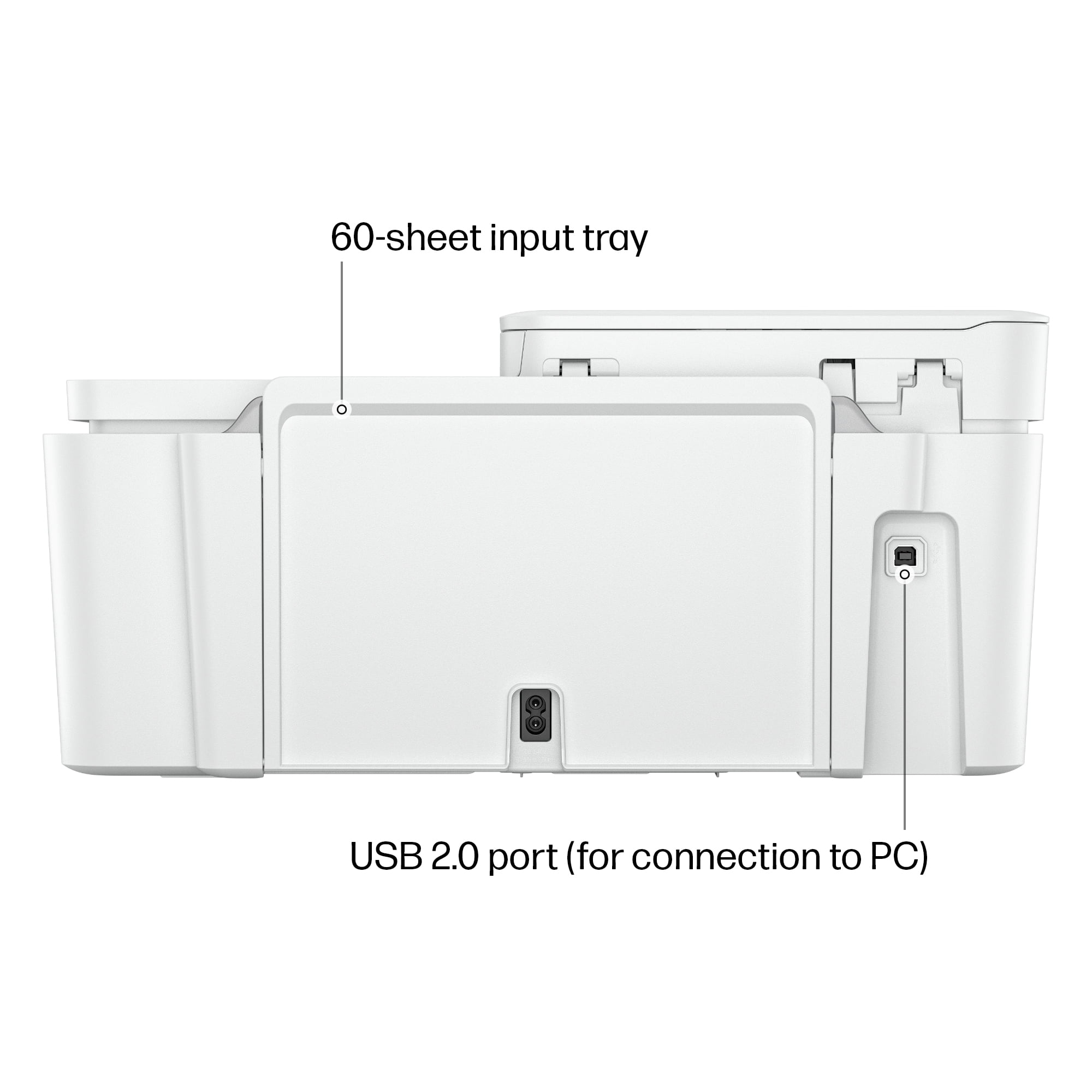 HP DeskJet 4252e Wireless All-in-One Color Inkjet Printer (White), Scanner, Copier, 3 months Free Instant Ink - Image 3