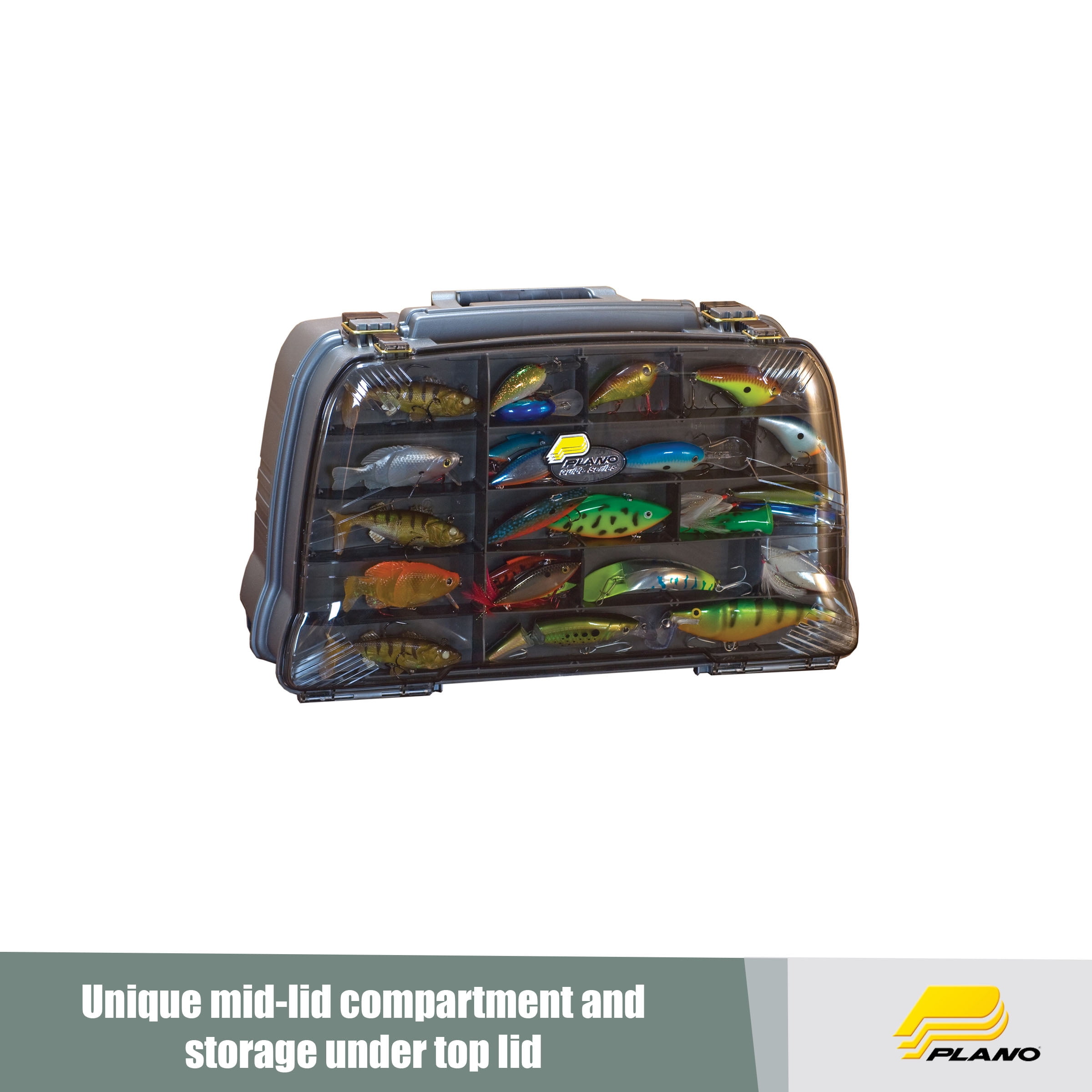 Plano Fishing Guide Series Satchel Magnum, Graphite/Sandstone - Image 3