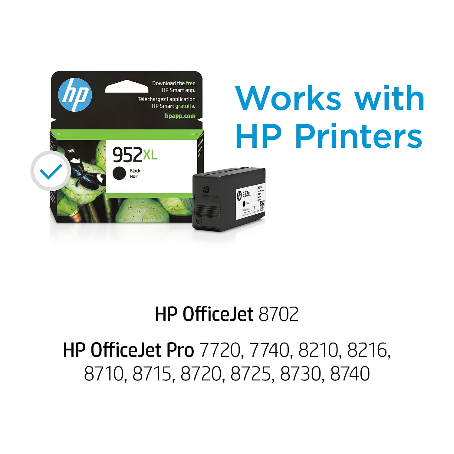 HP 952XL Black/Cyan/Magenta/Yellow Ink 6ZA00AN#140 - Image 8