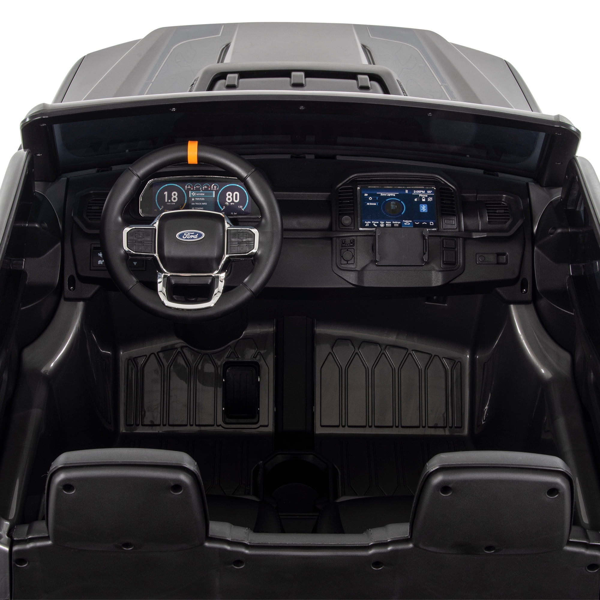 12V Ford F-150 Raptor Battery Ride-on Toy, Carbonized Grey, Kids Ages 3+, by Huffy - Image 14