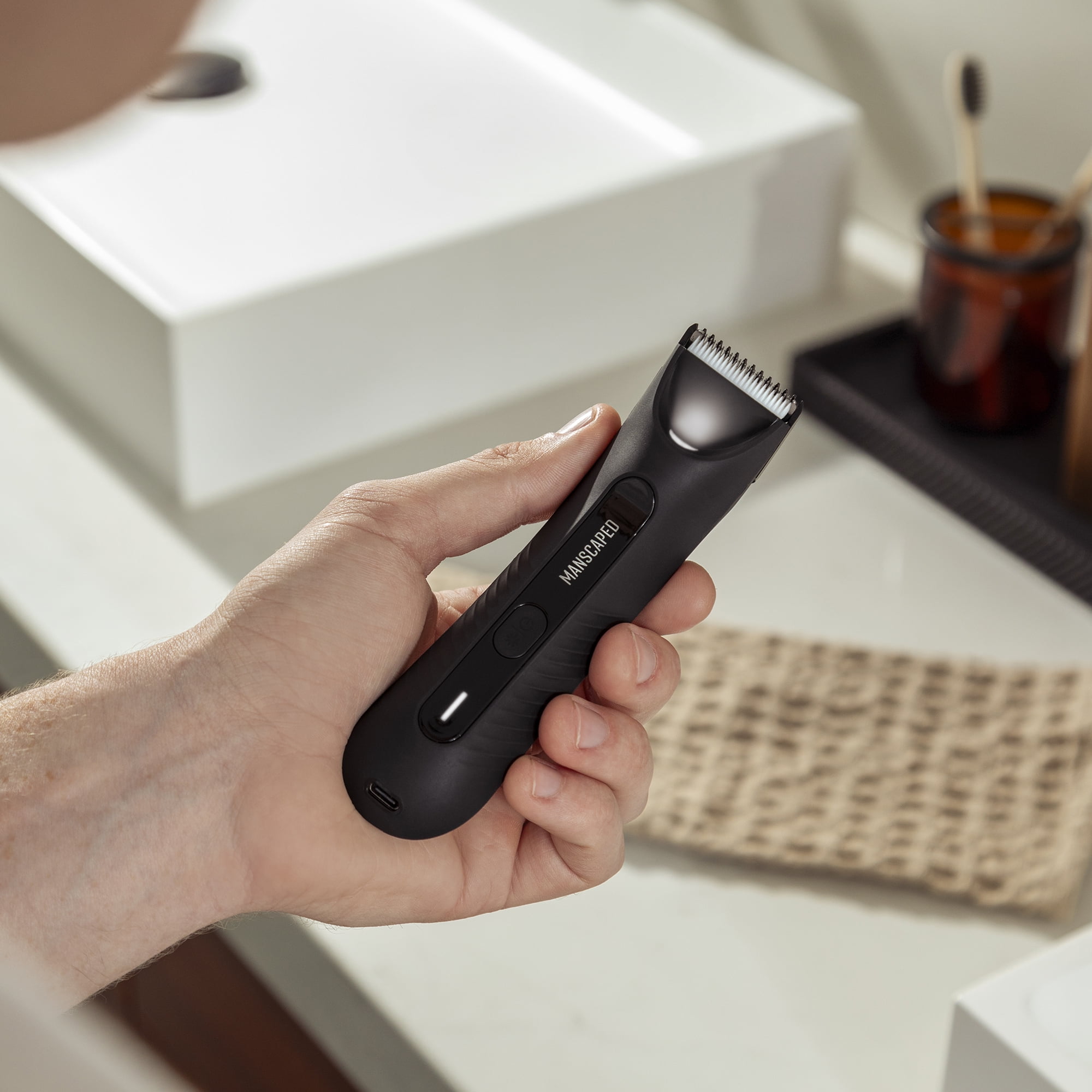 MANSCAPED® The Perfect Duo 3.0 PLUS Includes: The Lawn Mower® 3.0 PLUS Men's Groin & Body Hair Trimmer and The Weed Whacker® 2.0 Nose & Ear Hair Trimmer - Image 3