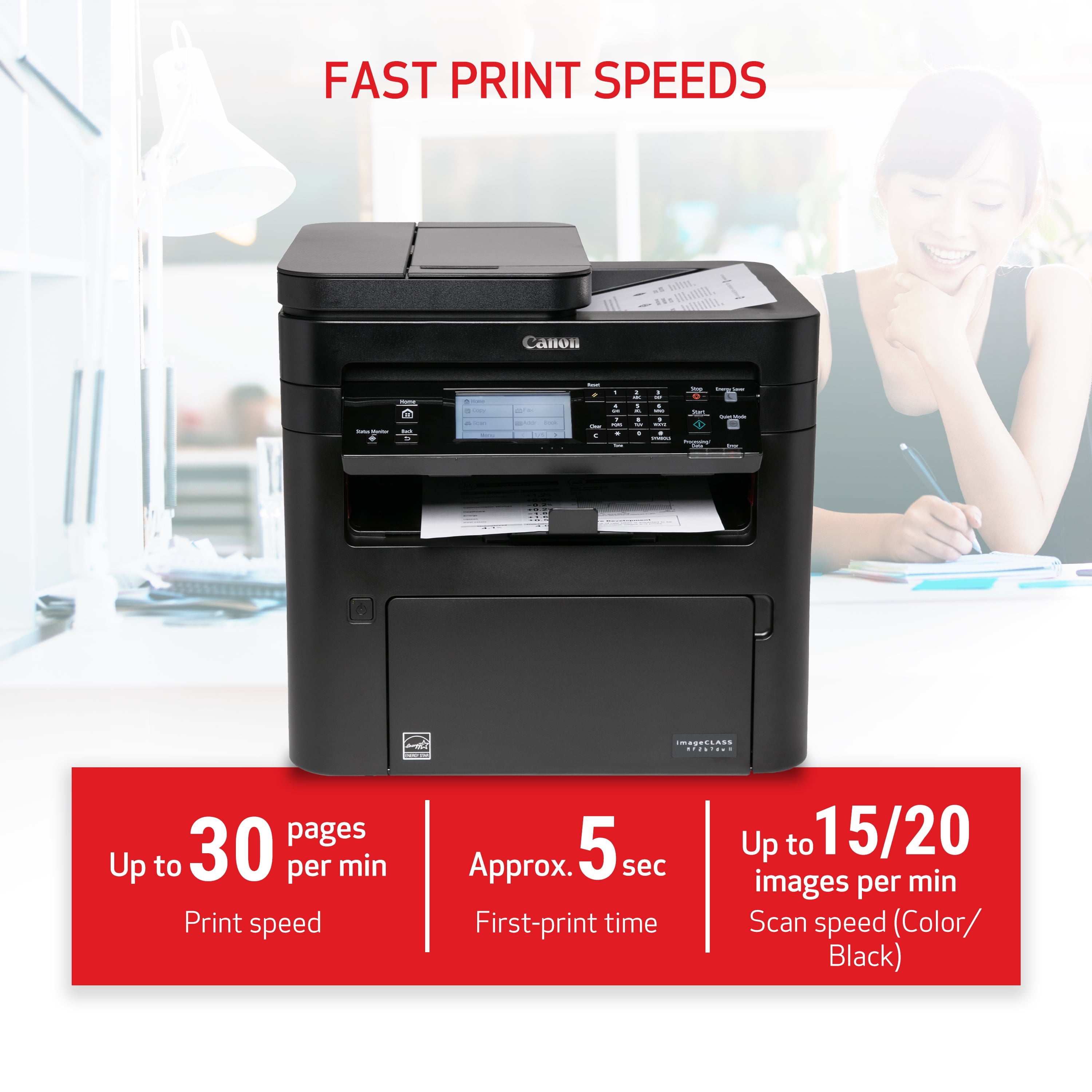 Canon imageCLASS MF267dw II - All in One, Wireless, Duplex Laser Printer - Image 7