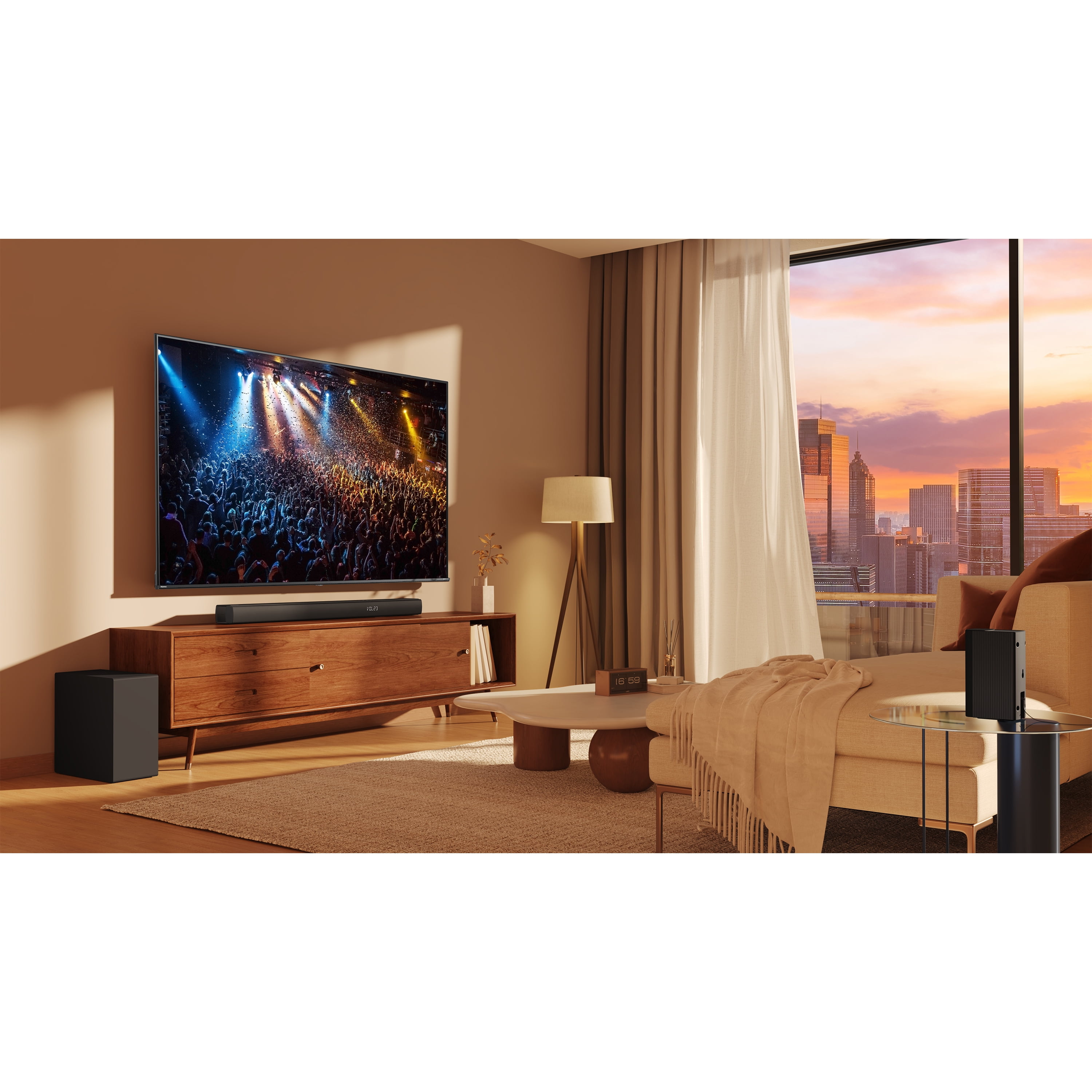 Hisense 5.1 Channel 540W Soundbar with Wireless Subwoofer and 2 Wireless Rear Speakers (HS5100) - Image 11