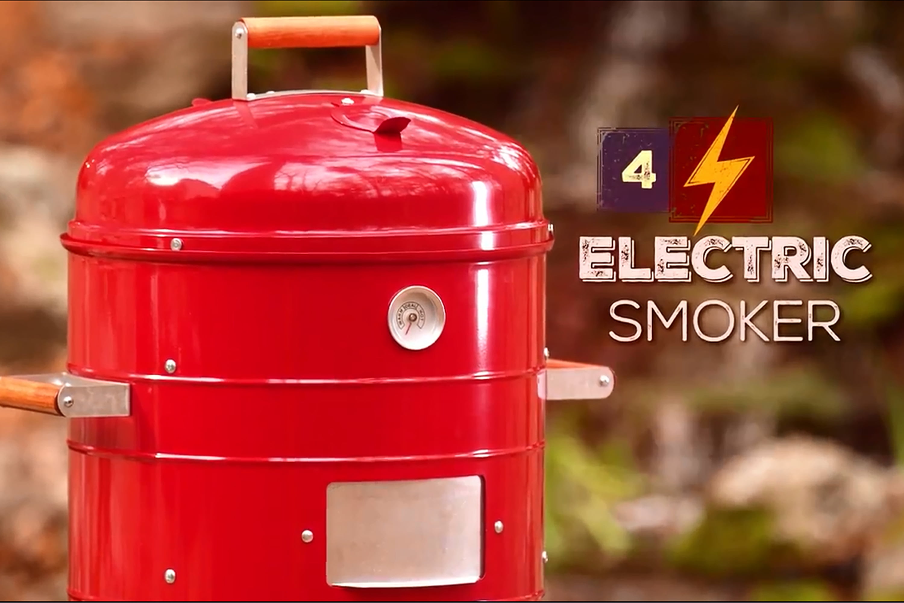 Americana 4-in-1 Electric and Charcoal Water Smoker - Image 11