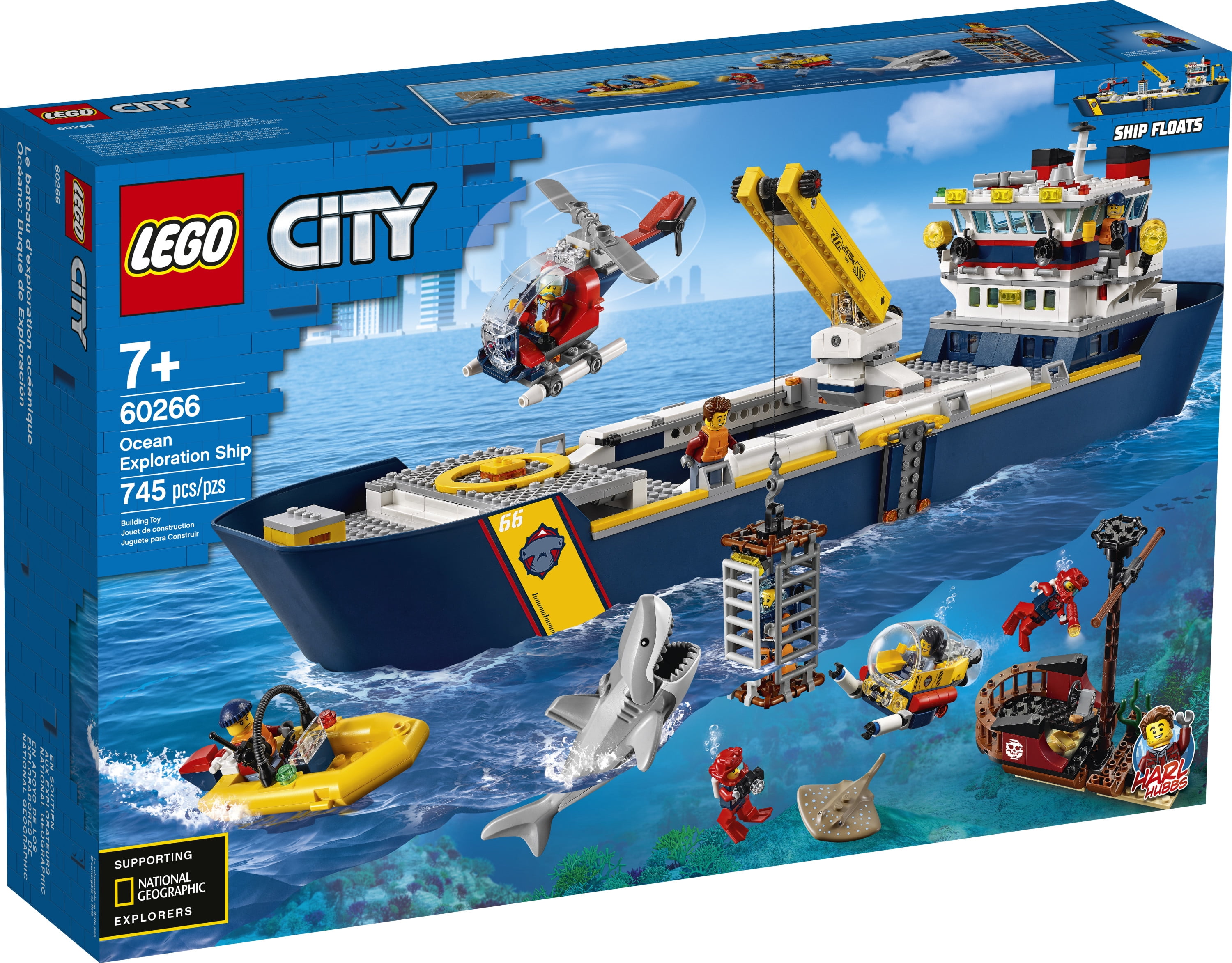 LEGO Ocean Exploration Ship 60266 Building Set (745 Pieces) - Image 5