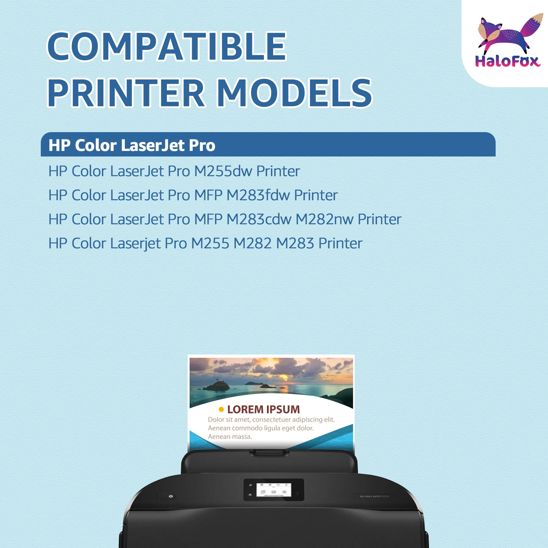 206X W2110X Toner Compatible for HP 206X W2110X 206A Toner Cartridge for Color Pro MFP M283fdw M283cdw M255dw Printer,Black Cyan Magenta Yellow,4 Pack(No Chip) - Image 7