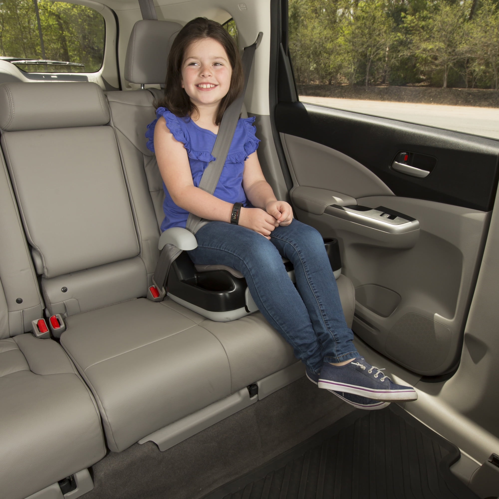 Safety 1st Store 'n Go Sport Booster Car Seat, Dusted Indigo, Toddler, Unisex - Image 17