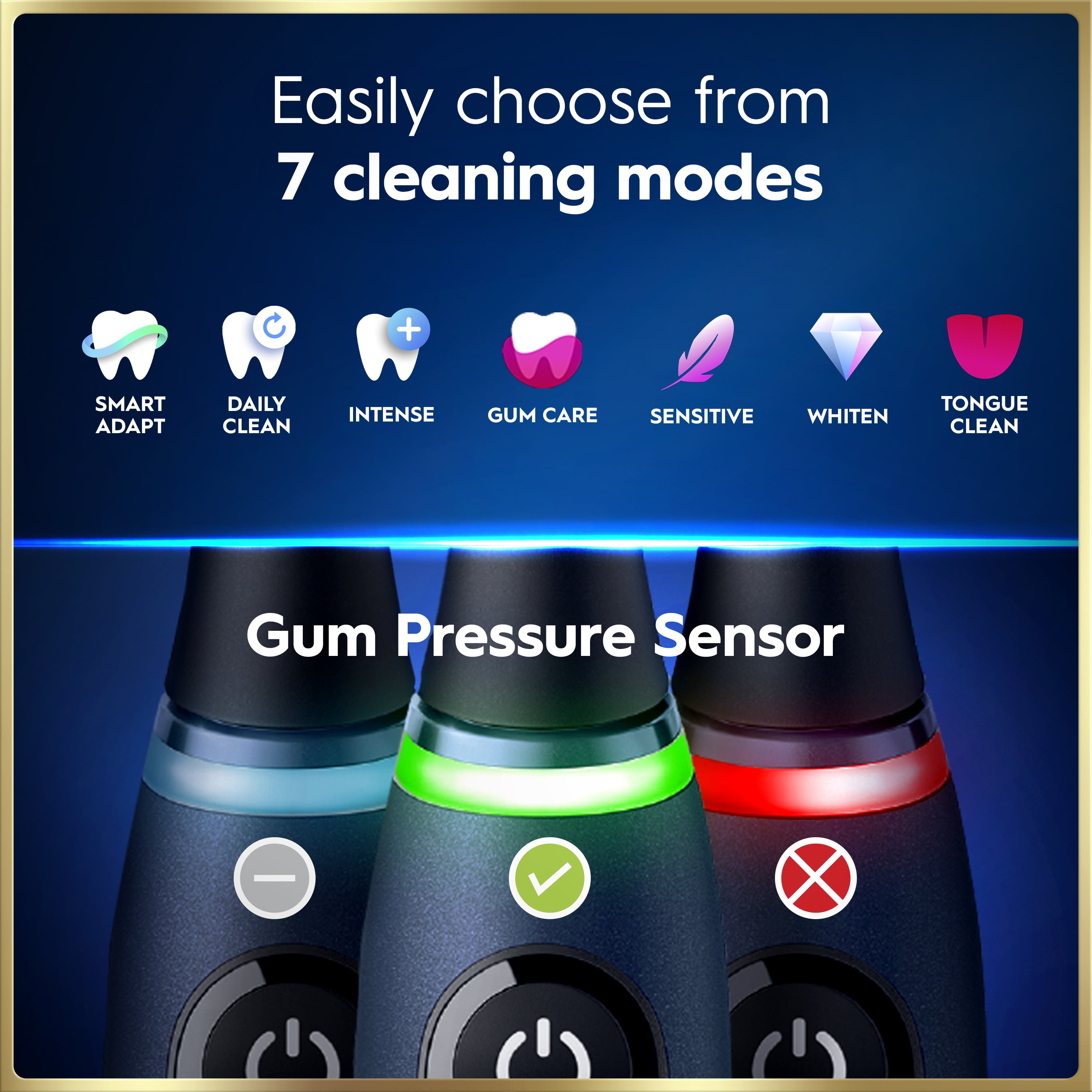 Oral-B iO Series 9 Electric Toothbrush with 4 Brush Heads, Black Onyx - Image 4