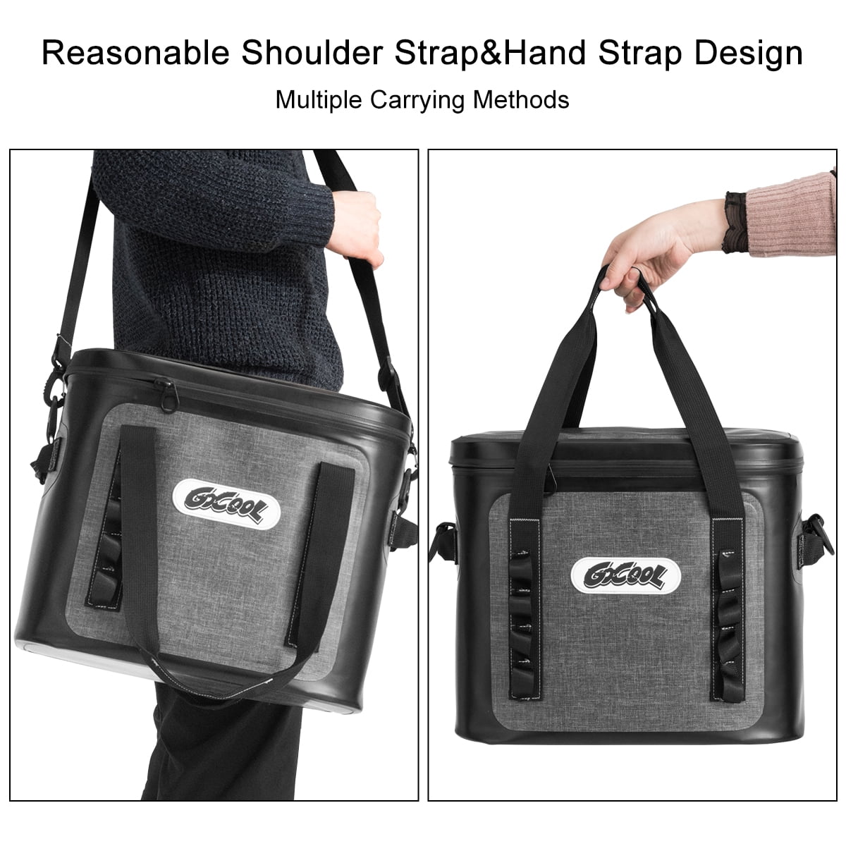 36 Cans Large Soft Pack Cooler Bag Insulated Water-Resistant For Picnic Camping - Image 8