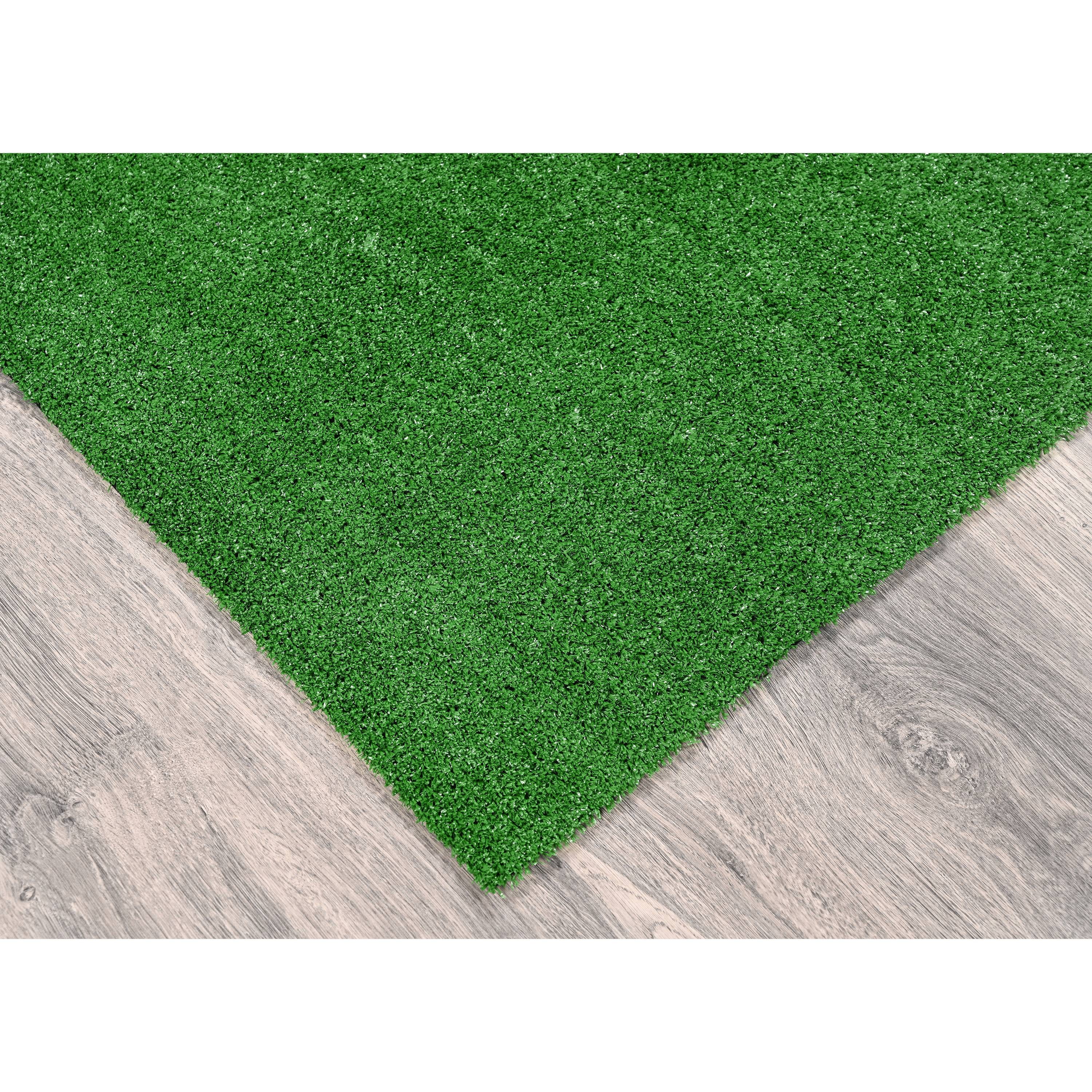 Garland Rug Artificial Grass Green Indoor/Outdoor Area Rug, 8' x 12' - Image 6