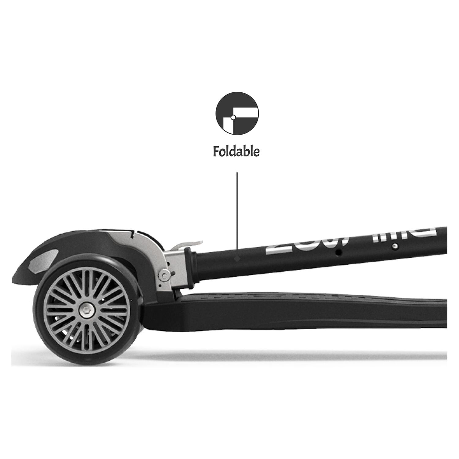 Jetson Triton Children's 3 Wheel Kick Scooter, Black - Image 3