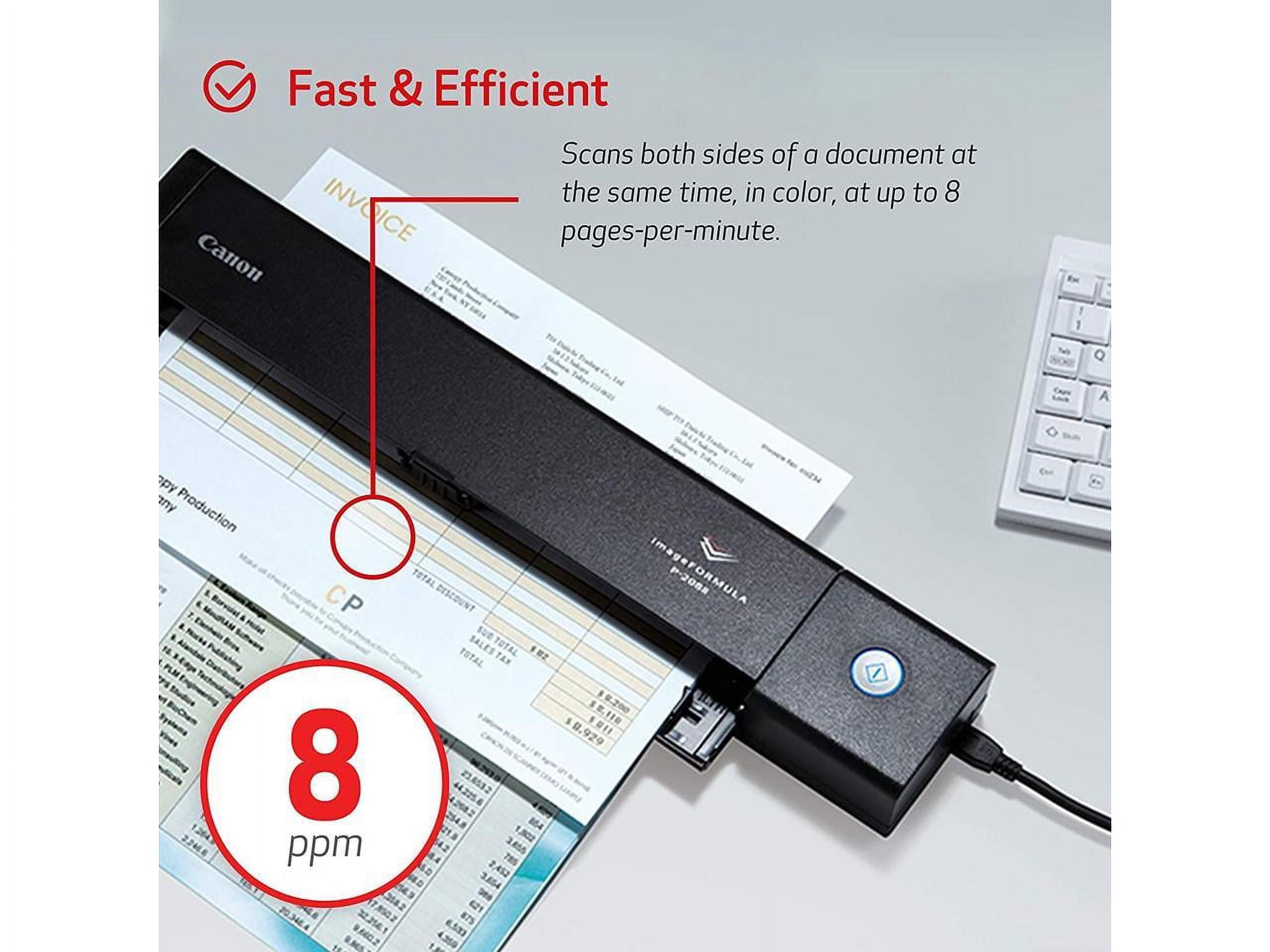 Canon imageFORMULA P-208II Personal Document Scanner - Image 20