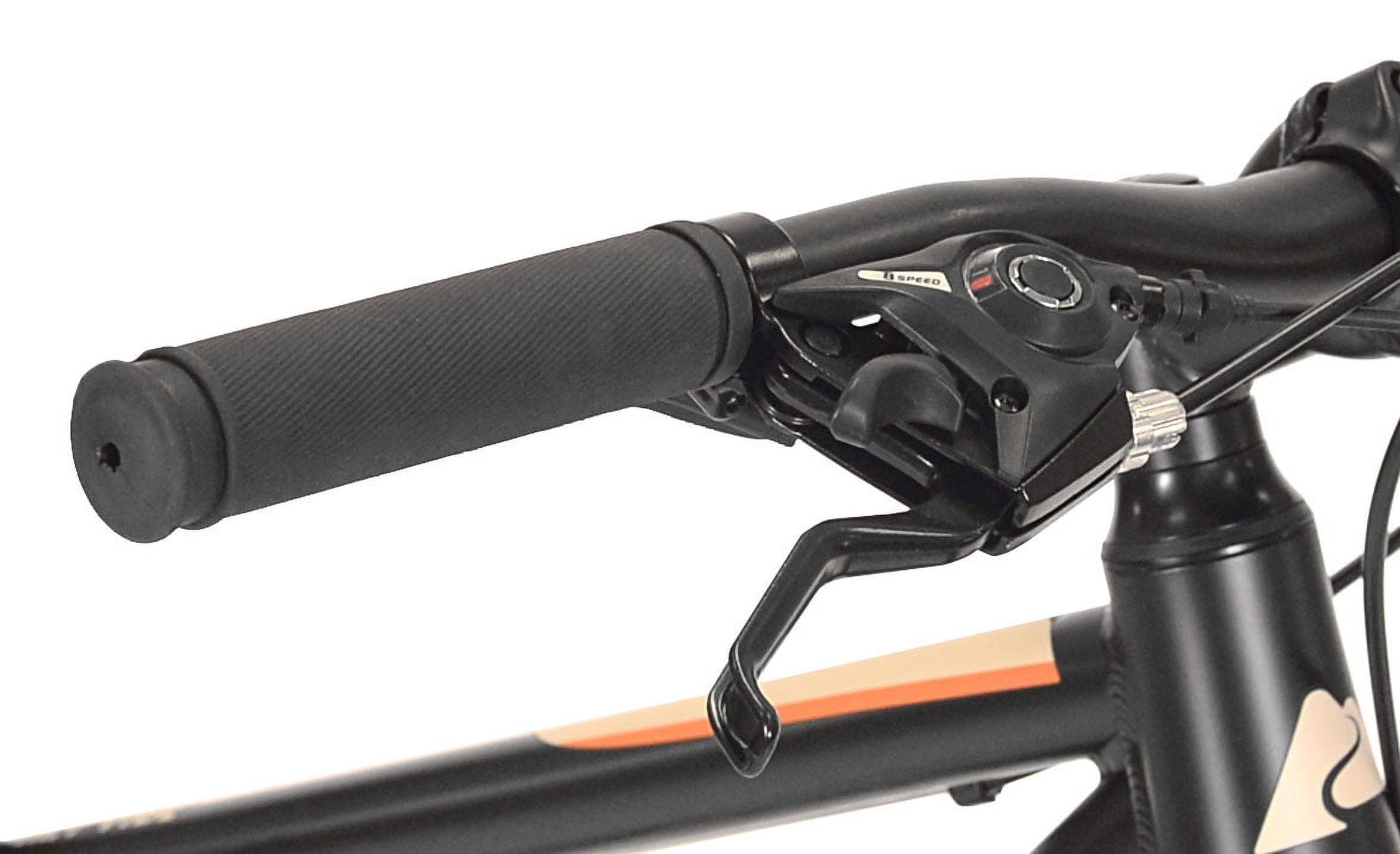 Ozark Trail 24" M.1 Vibe Mountain Bicycle, 8 Speed, Black, Fits Riders 4'6" - 5'6", Teen, Unisex - Image 2