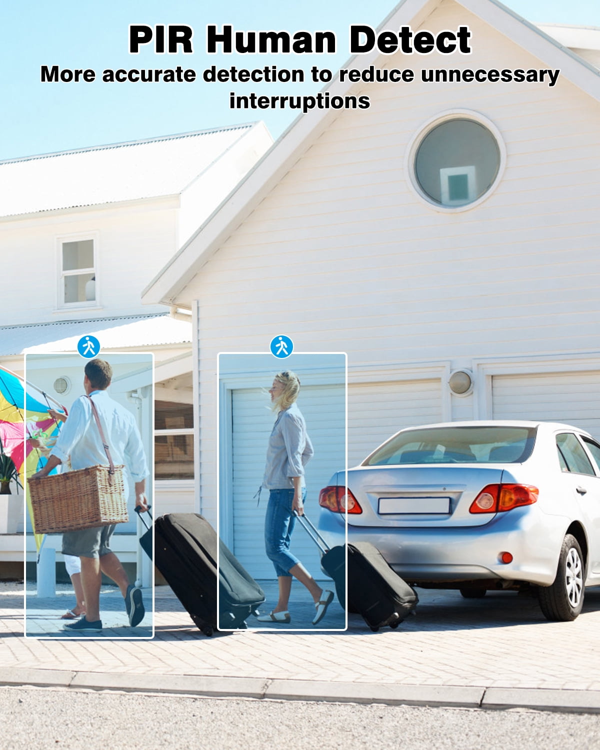 ANRAN 2K Security Camera Wireless Outdoor, Solar Outdoor Camera with 360° View, Smart Siren, Spotlights, 3MP Color Night Vision, AI Human Detection, 2-Way Talk - Image 9