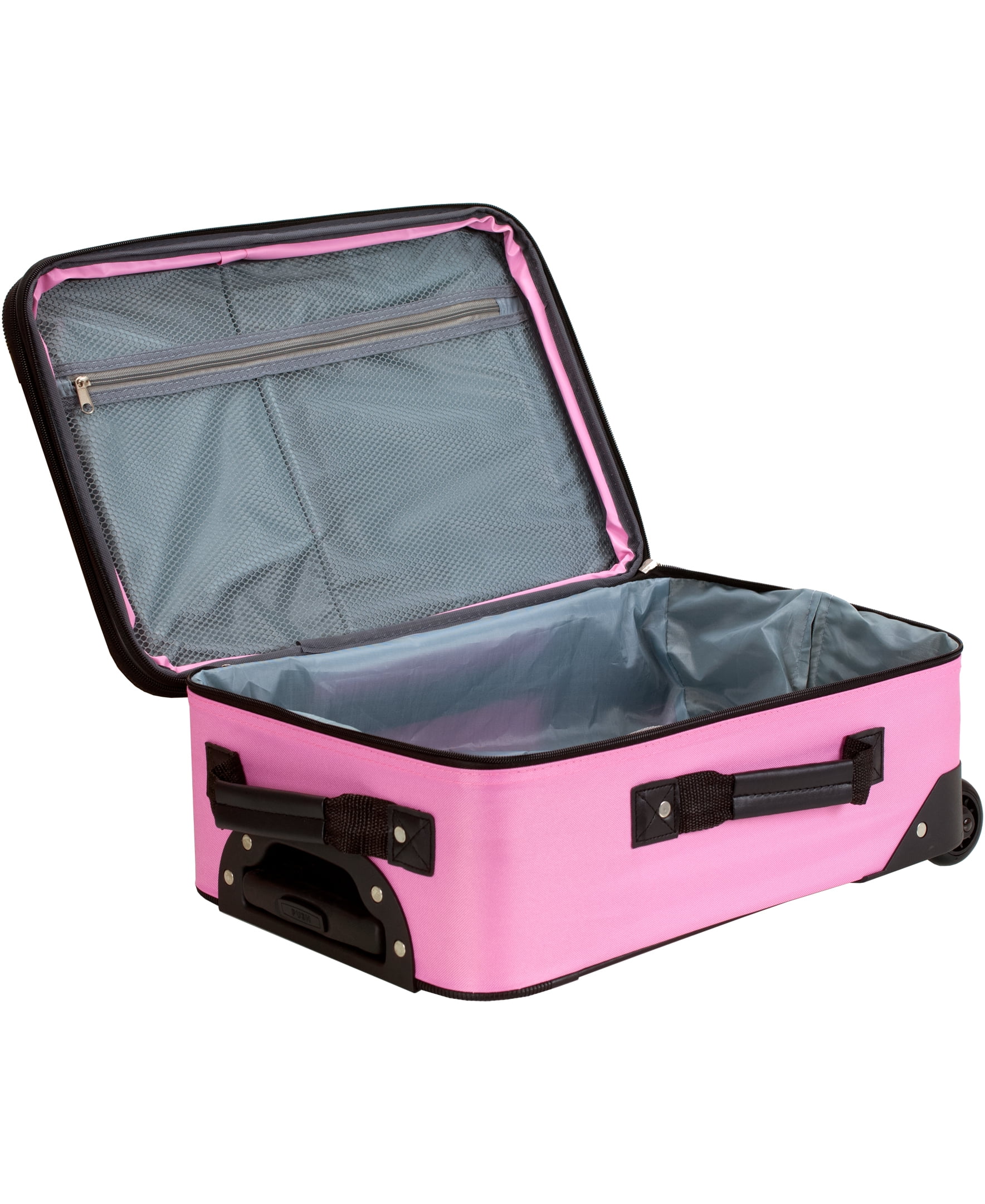 2 Pc Luggage Set, Pink - Image 8