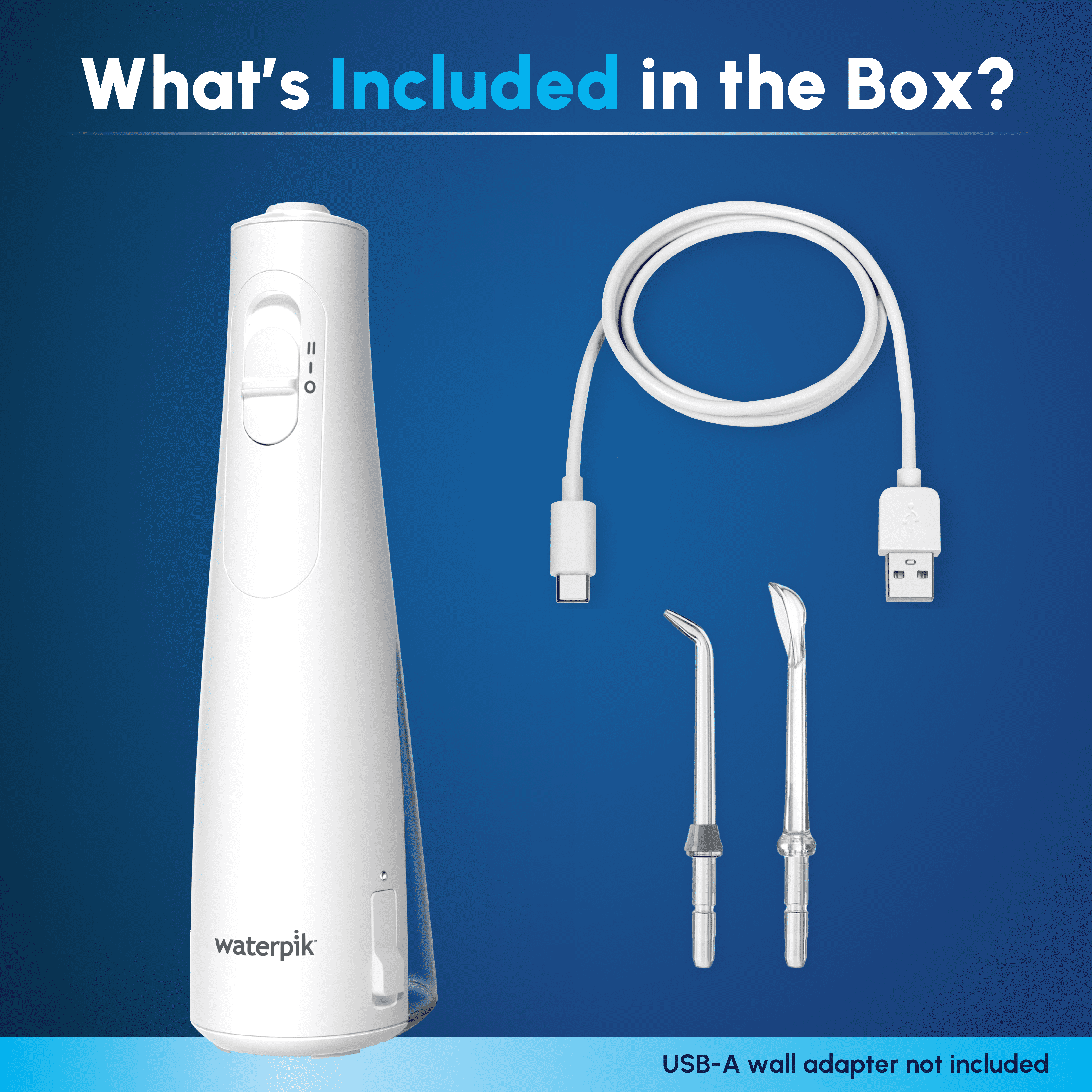 Waterpik Cordless Enhance 3000 Water Flosser with 2 Settings, 2 Tips, ADA Accepted, White, Tips and Packaging May Vary - Image 8