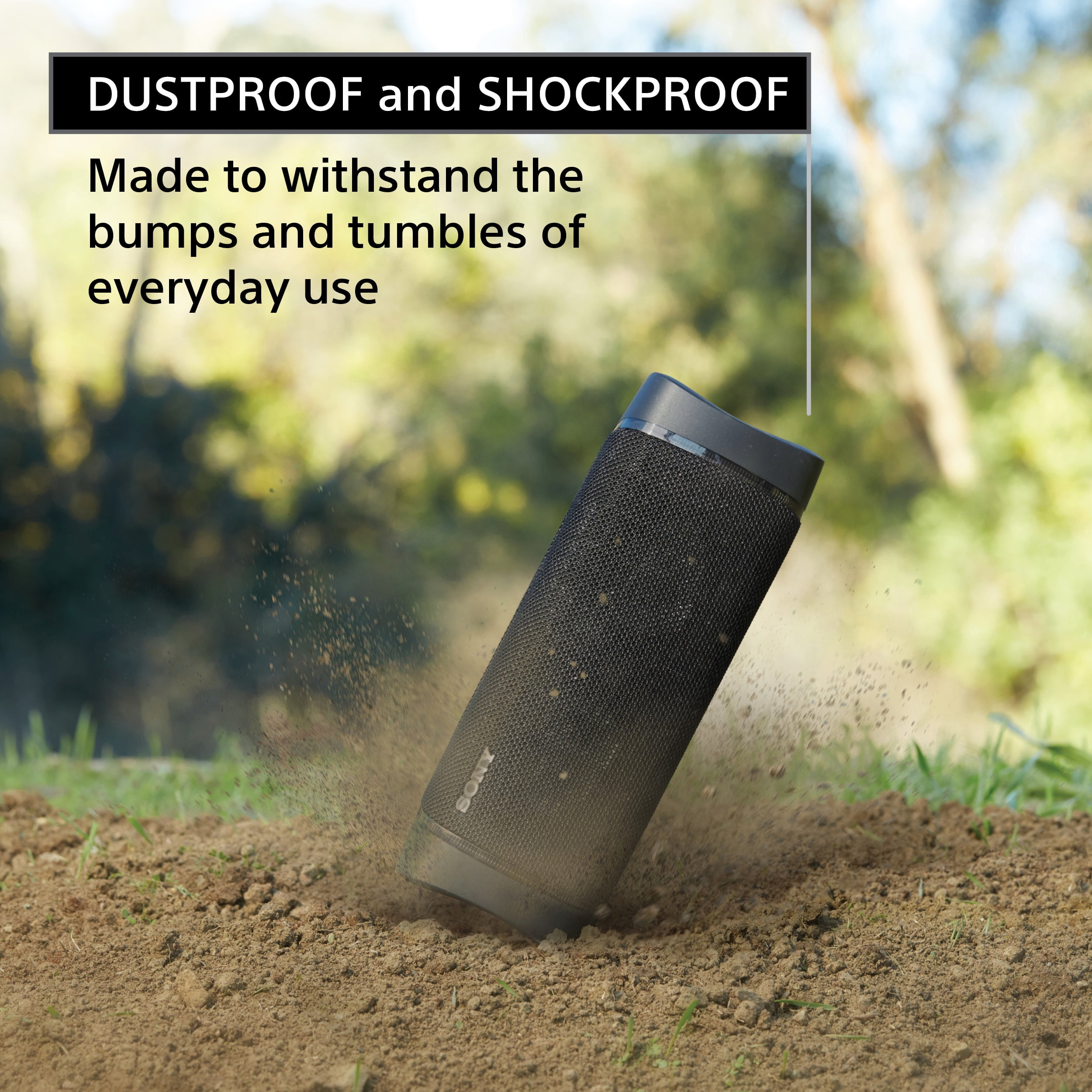 Sony SRS-XB33 EXTRA BASS Wireless Waterproof Bluetooth Portable Speaker, Taupe - Image 10