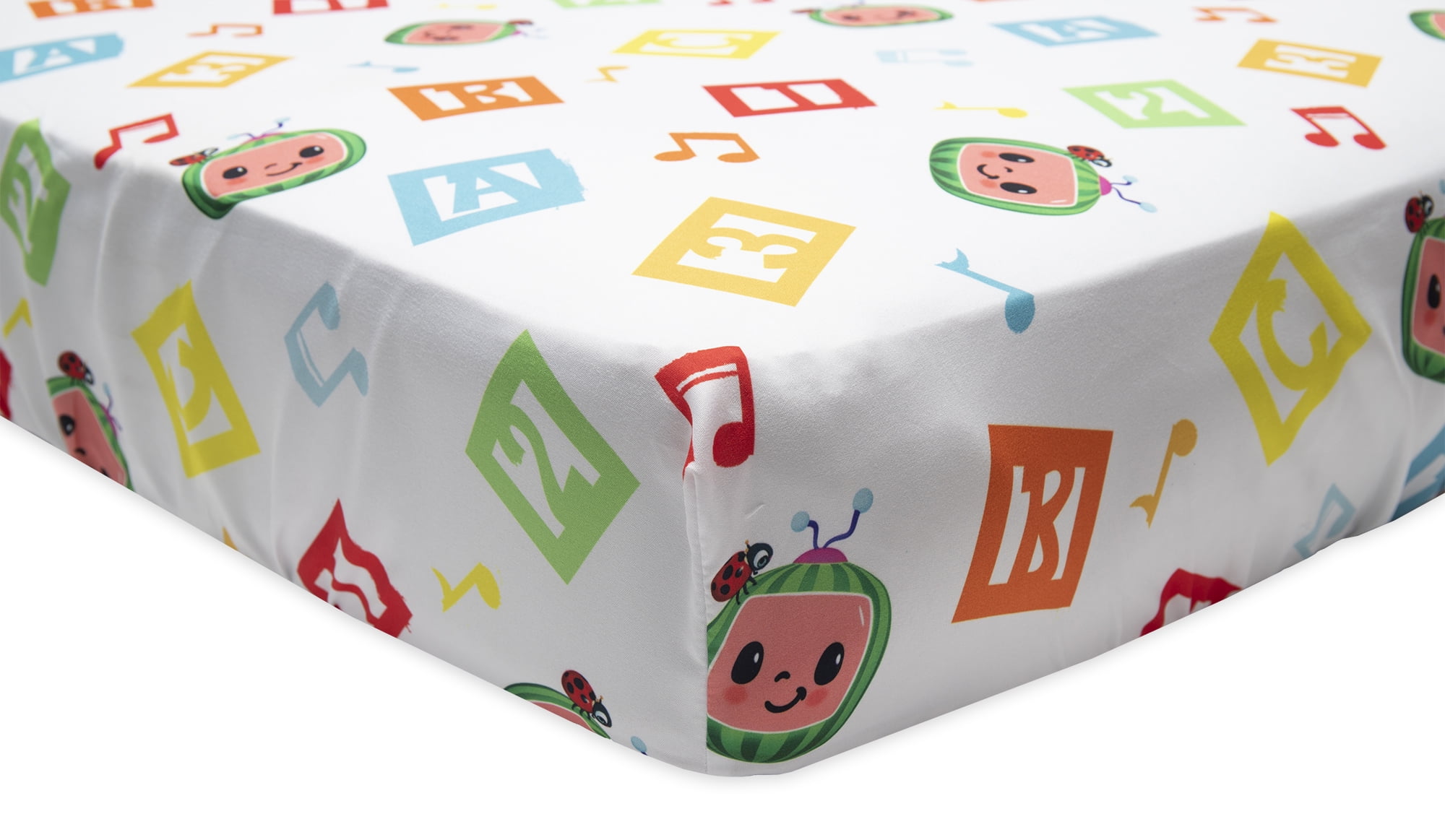 NoJo CoComelon "Learning is Fun" 4-Piece Toddler Bedding Set, Multi Color Print, Toddler Boy or Girl - Image 8