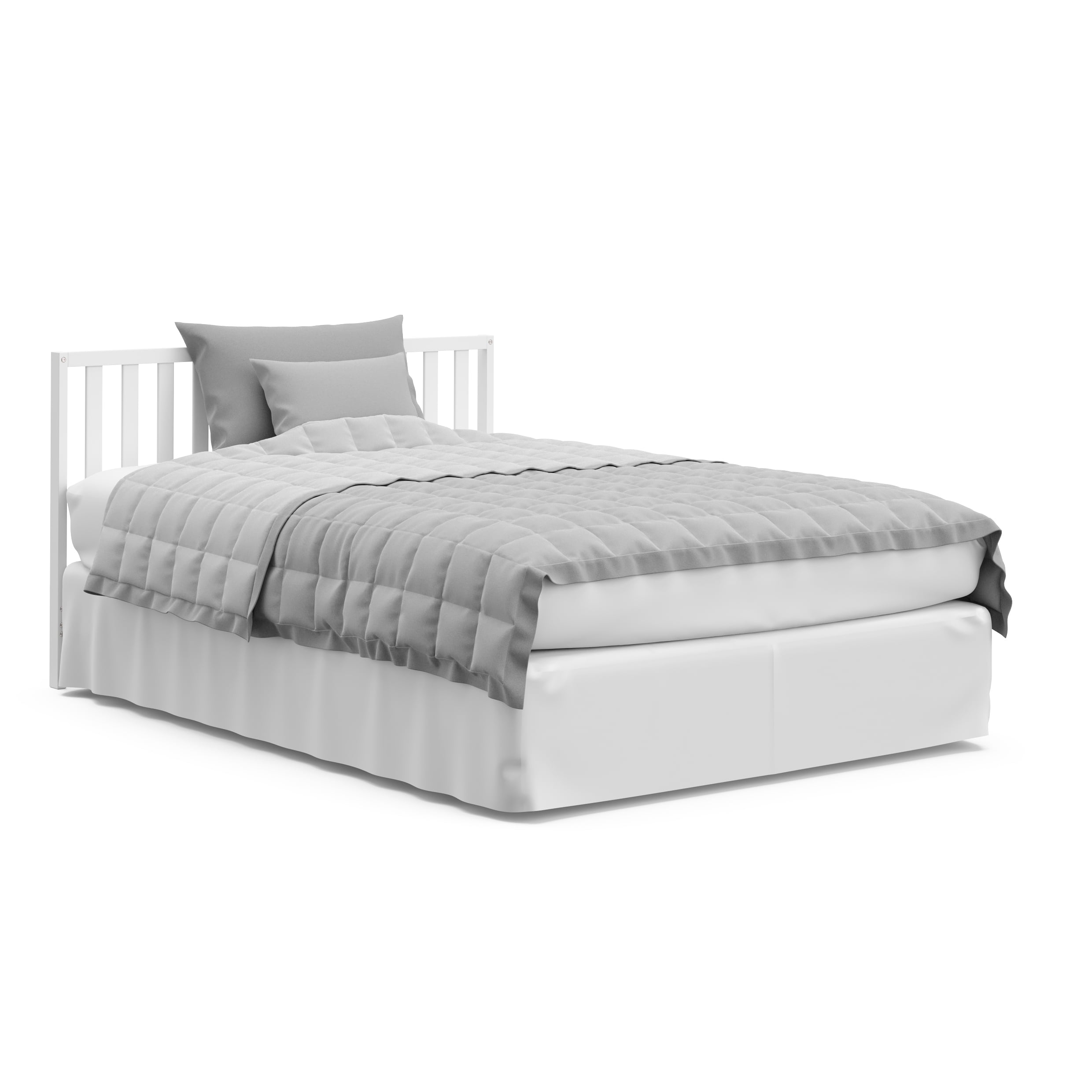 Storkcraft Sunset 4-in-1 Convertible Baby Crib, White - Image 4