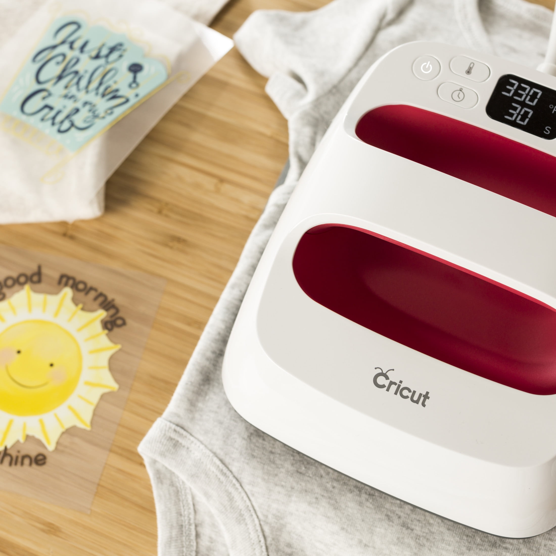 Cricut 12" x 10" Raspberry Easy Press, 2 Piece - Image 12