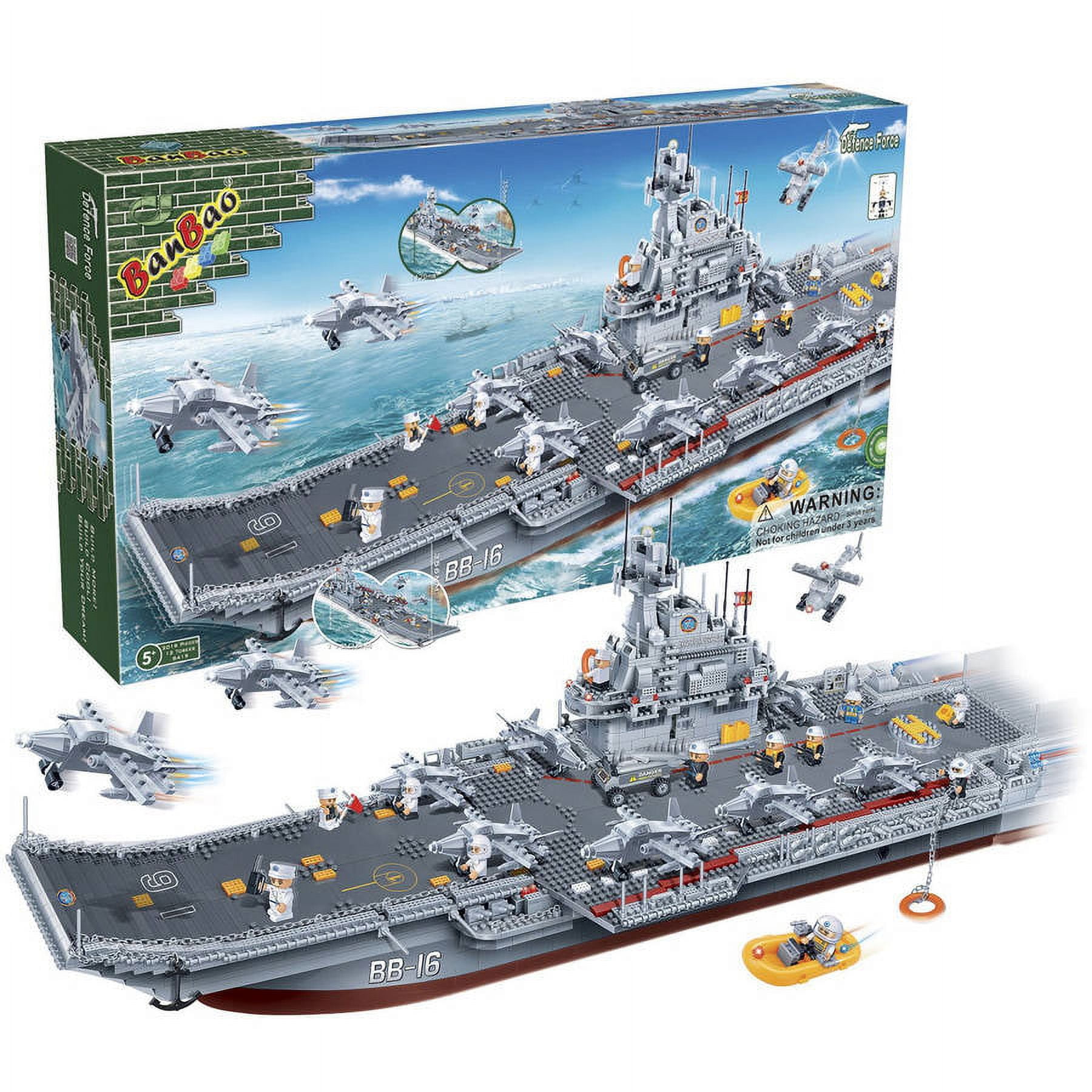 BanBao World Defense Marine Flag Ship 3,016-Piece Building Set - Image 4