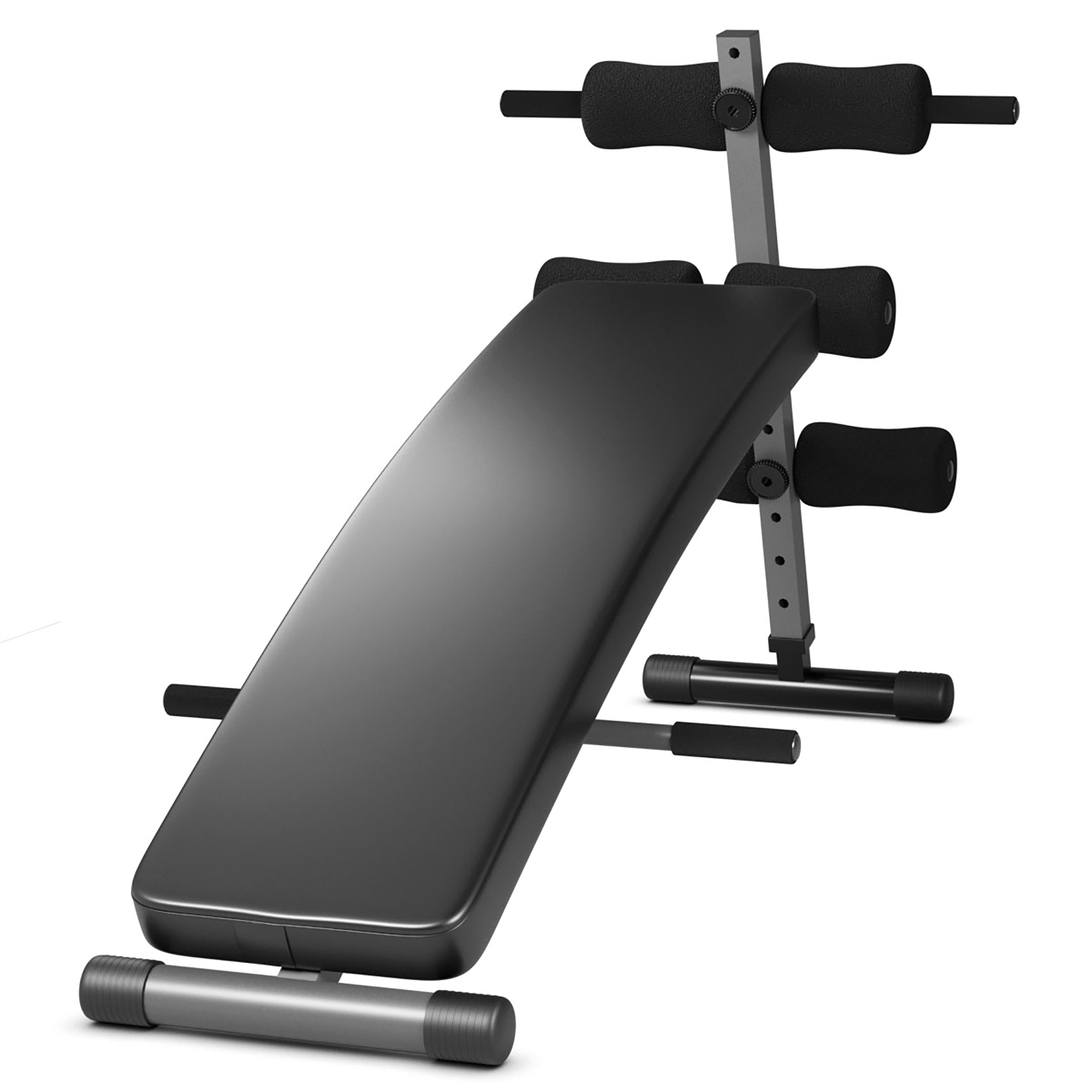 Adjustable Arc-Shaped Decline Sit up Slant Bench Crunch Board Fitness Workout - Image 9