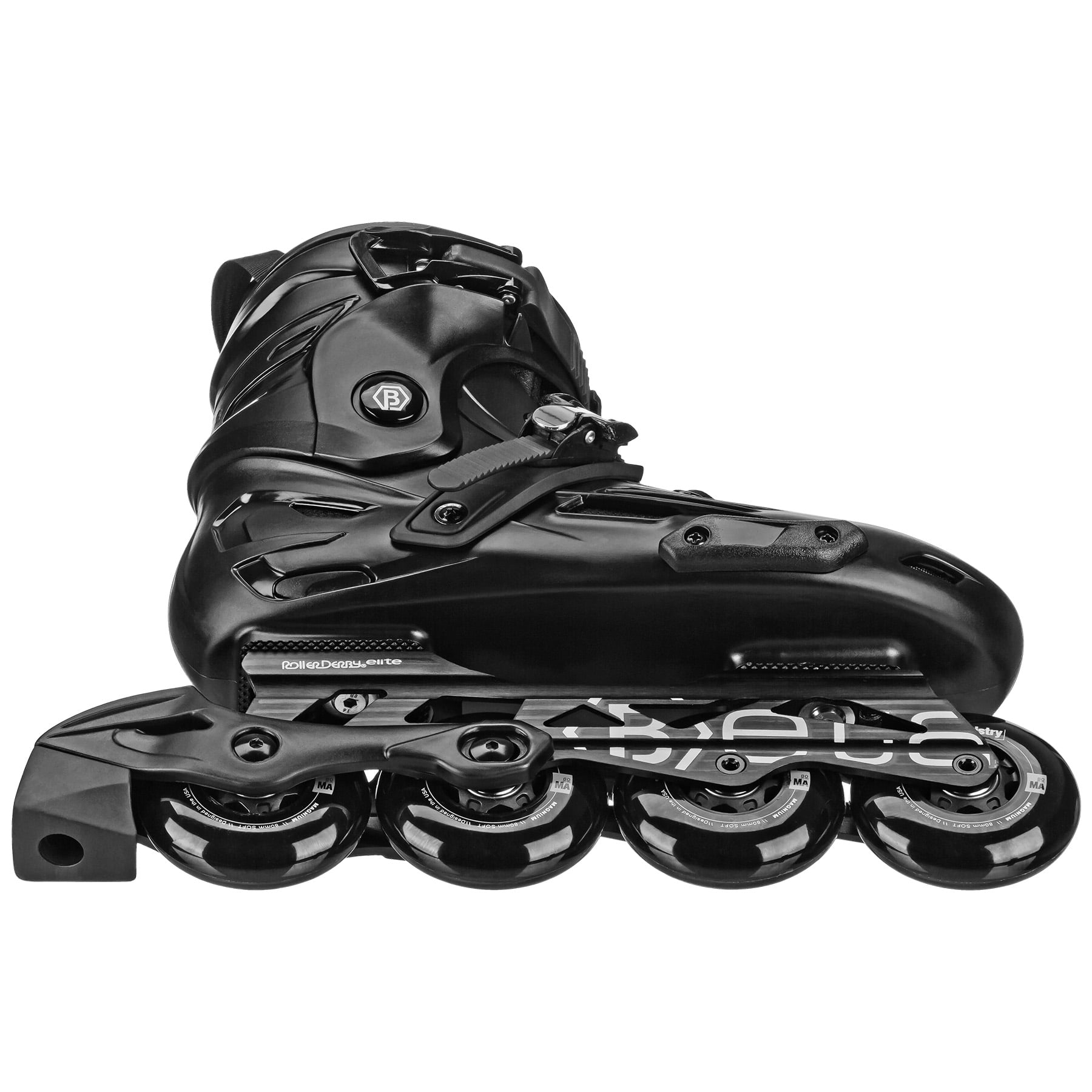 Roller Derby Elite Beta Inline Black Skates for Unisex, 128 oz - Image 4