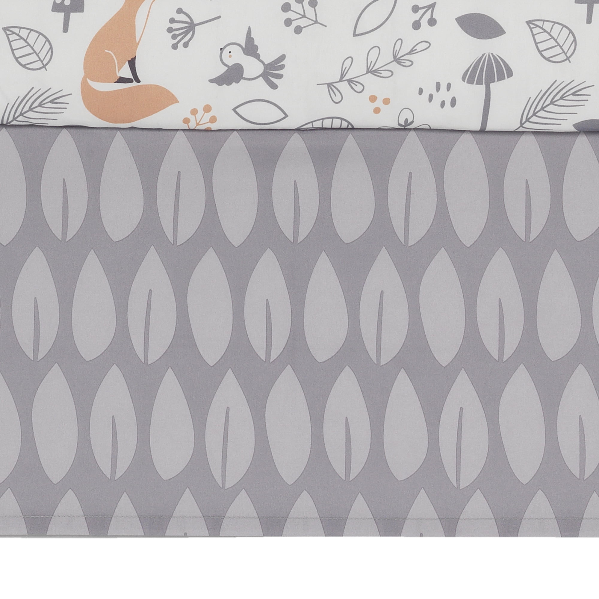 Bedtime Originals Deer Park 3-Piece Crib Bedding Set - Gray, Animals, Woodland - Image 6