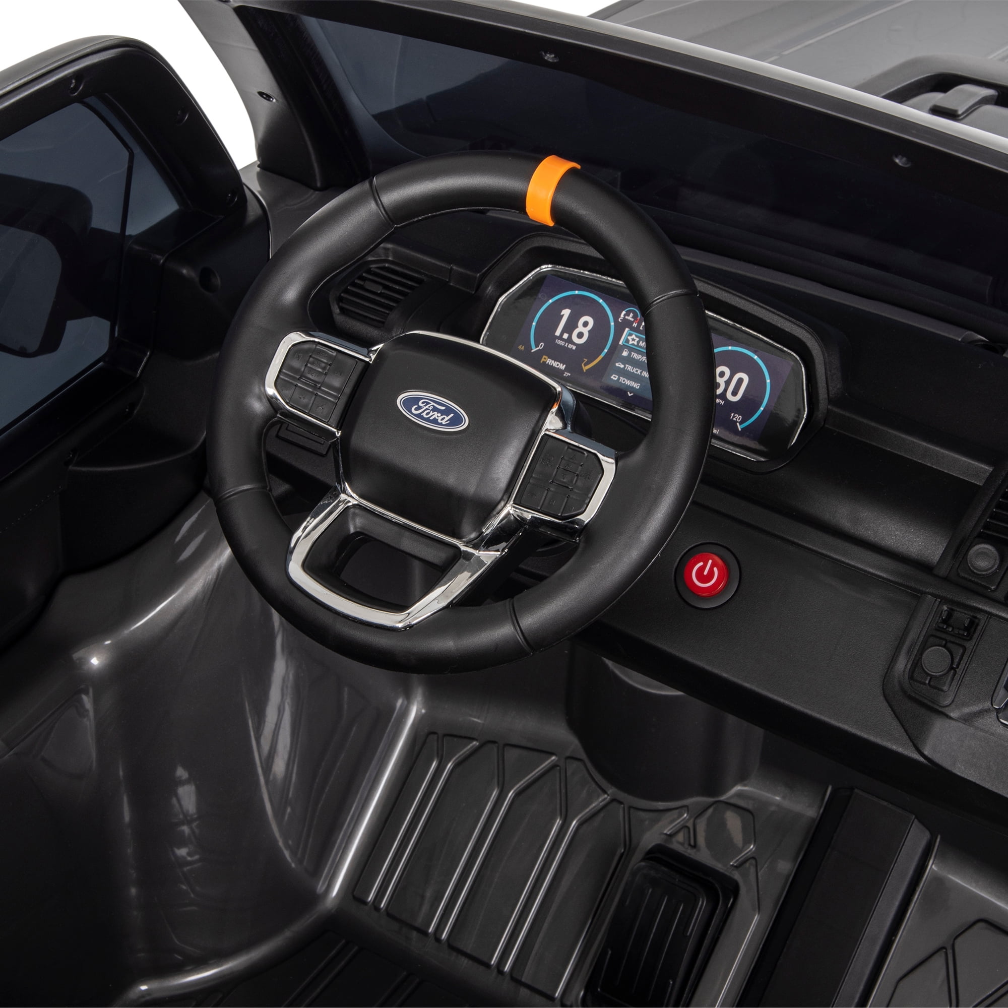 12V Ford F-150 Raptor Battery Ride-on Toy, Carbonized Grey, Kids Ages 3+, by Huffy - Image 8