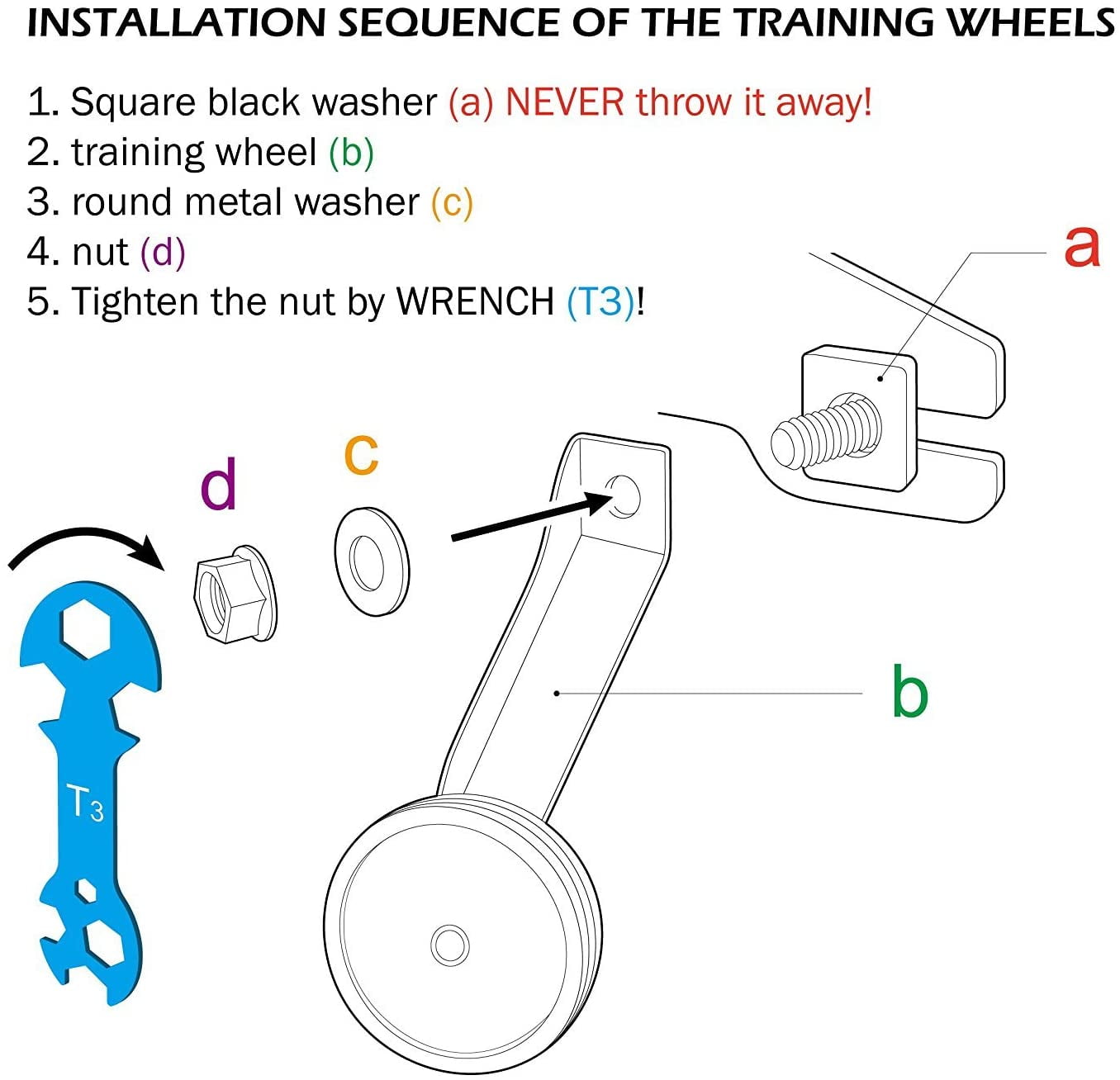RoyalBaby Buttons 12-inch Kids Bicycle White and Green Color With Training Wheels - Image 10