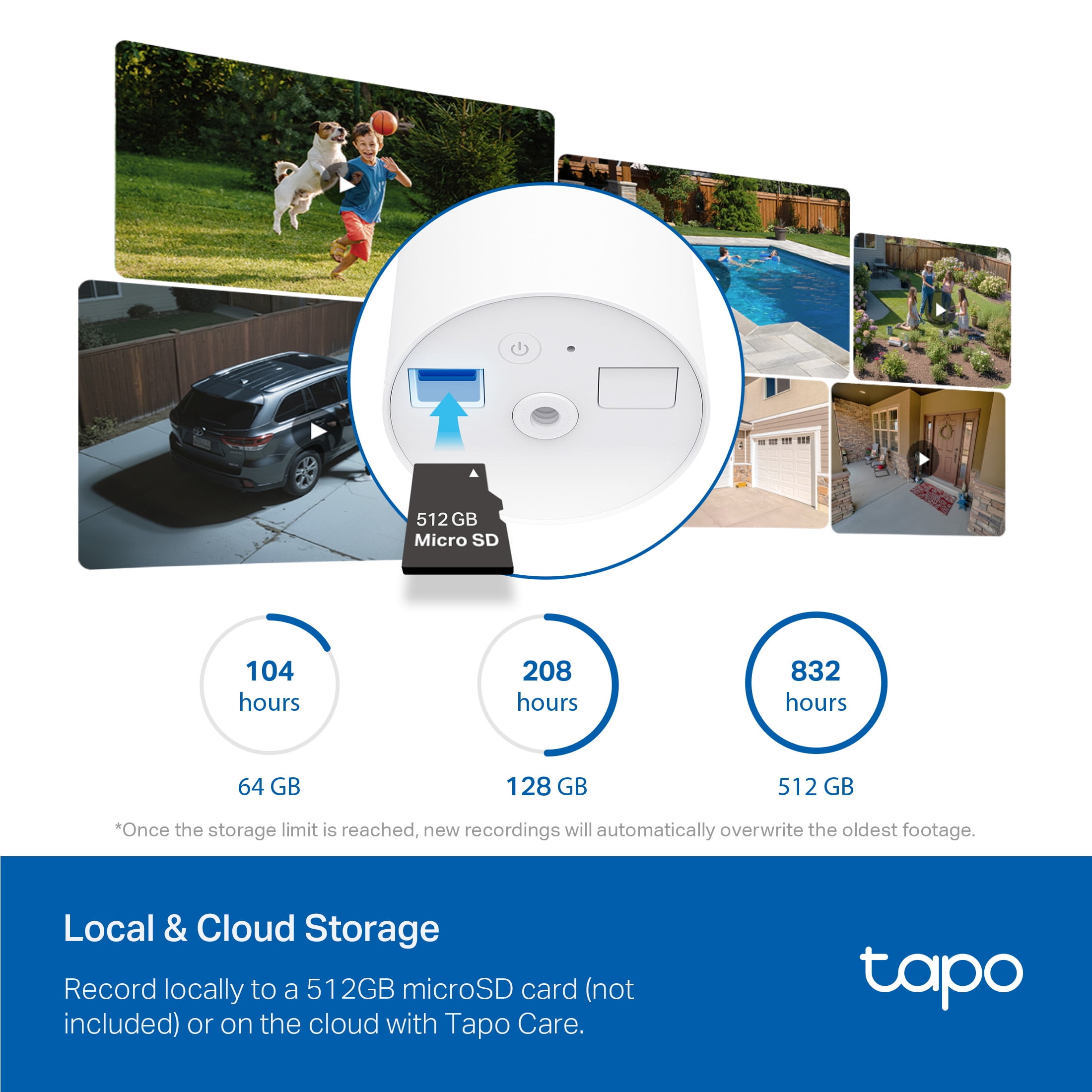 TP-Link Tapo Wireless Indoor/Outdoor 2K Security Camera, Waterproof, Rechargeable, Battery-Powered, Install Anywhere, Local or Cloud Storage - Subscription not Required, Two-Way Audio - TC82(2-pack) - Image 2