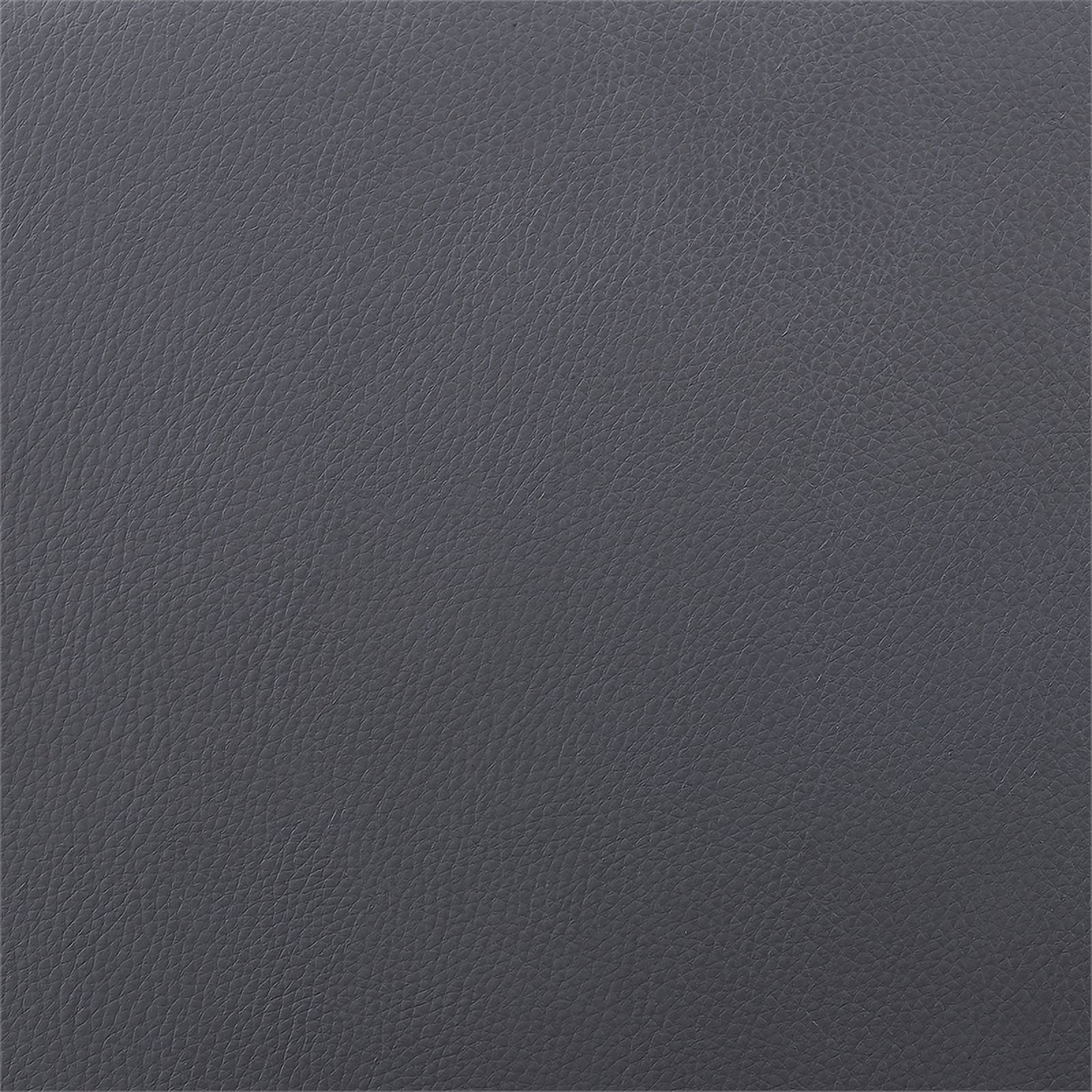 Malibu Swivel Barstool In Black PU/ Walnut Veneer and Chrome Base - Image 3