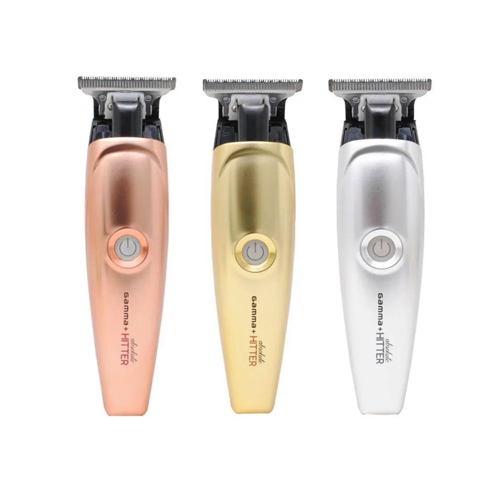 GAMMA+ Absolute Hitter Cordless Hair Trimmer, Modular Body Lids, Matte Chrome, Gold, Rose Gold - Image 6