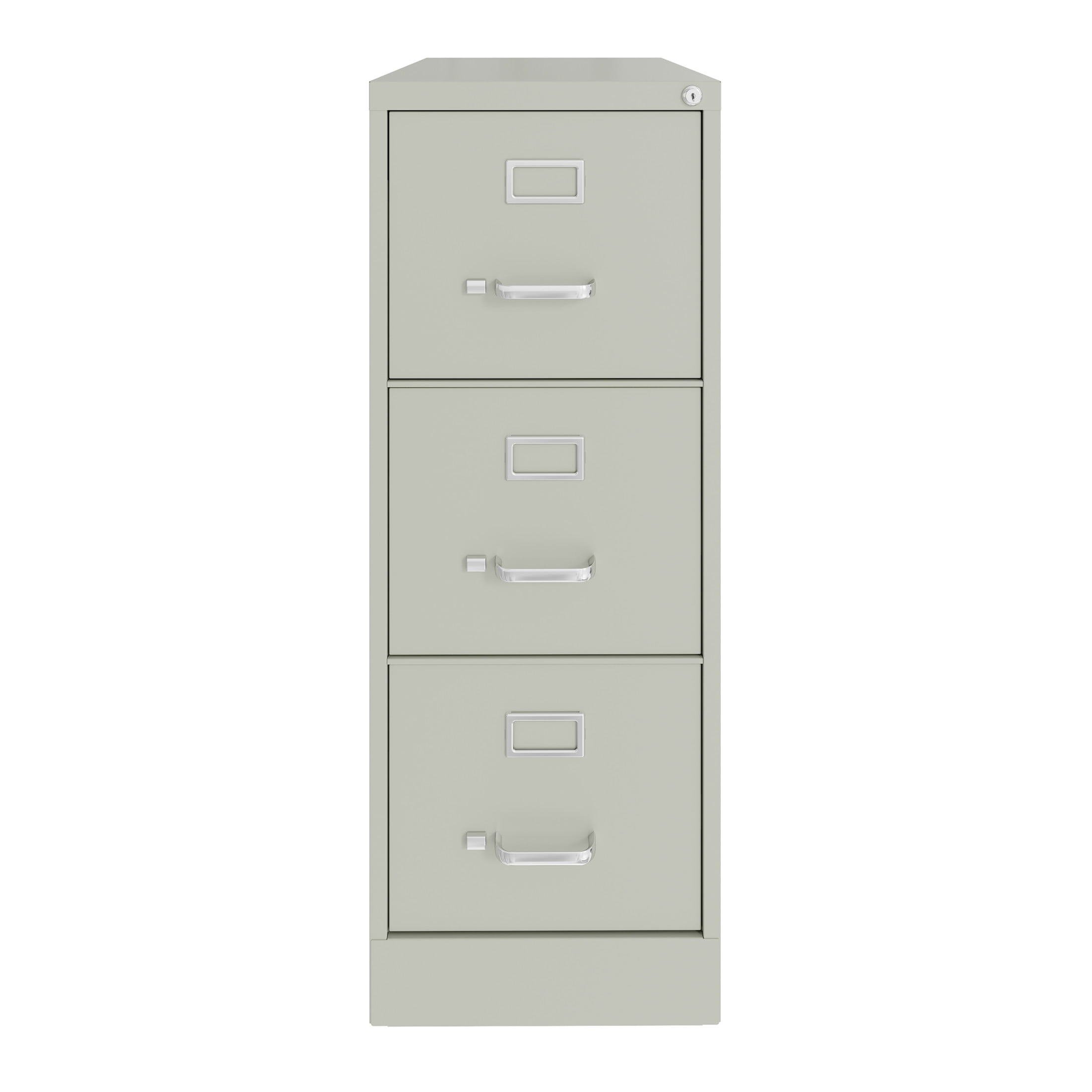 Hirsh 22" Deep 3 Drawer Letter Width Vertical File Cabinet, Commercial Grade, Gray - Image 4