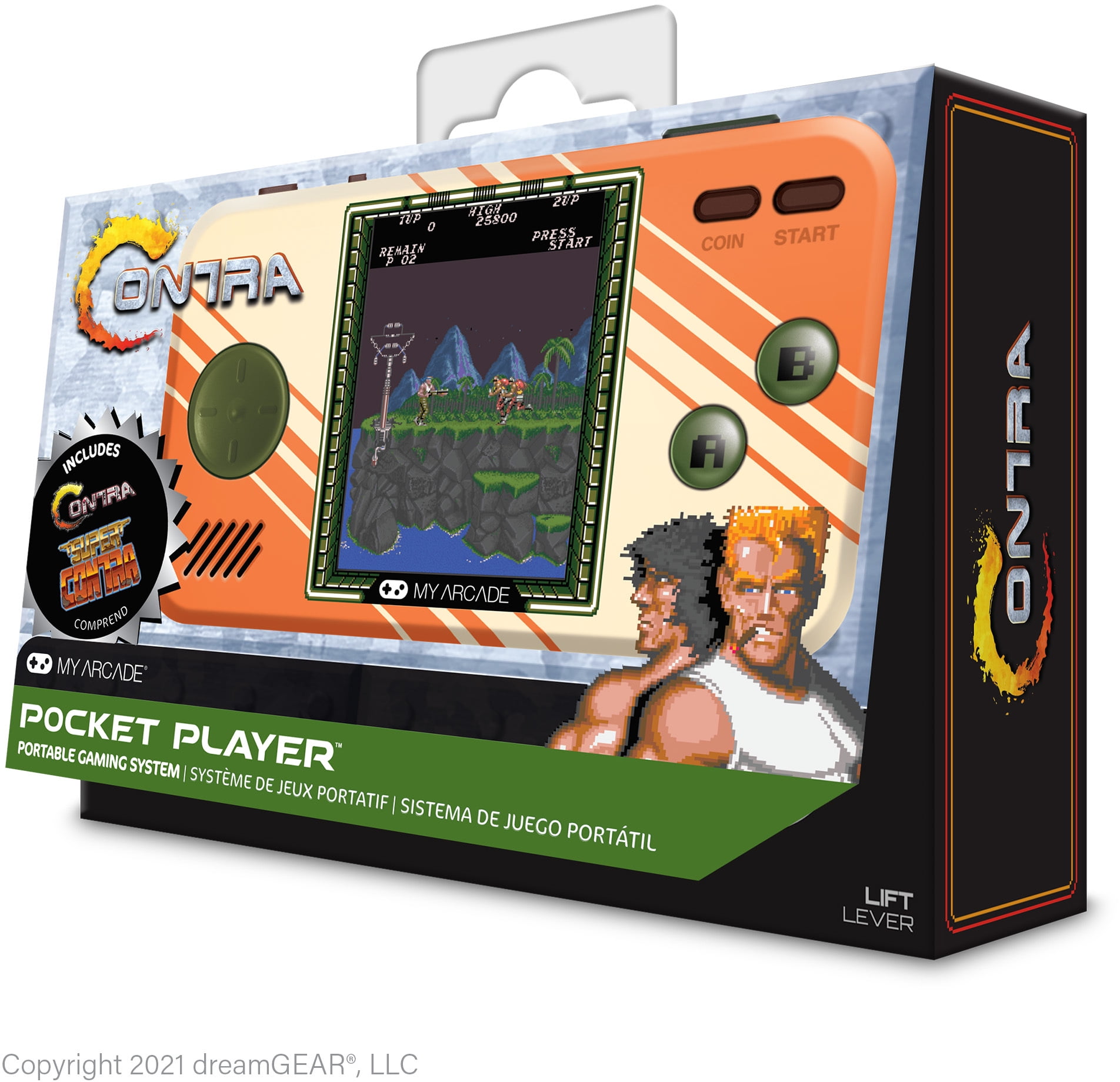 My Arcade - DGUNL-3281 Contra Pocket Player Handheld Portable Game System - Image 6