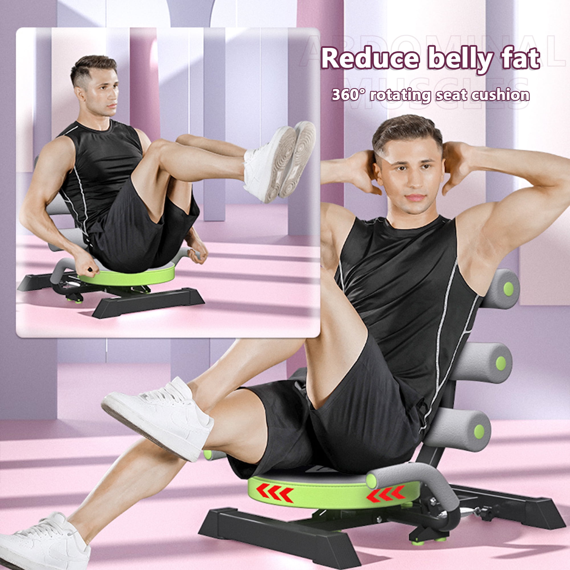 Ab Machine Sit Up Bench Abs Exerciser EquipmentAbdominal Portable Workout Crunch Core Fitness Workout Gym Fitness Machine - Image 7