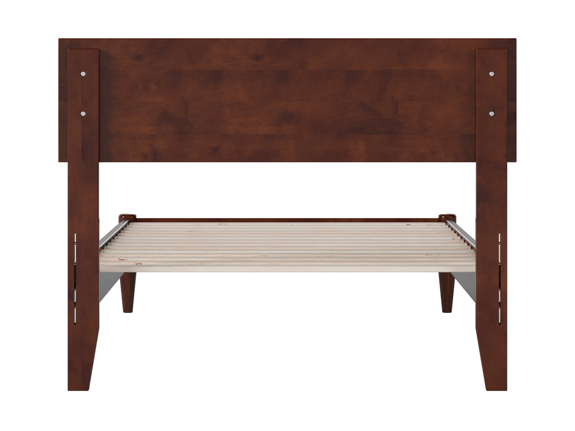 AFI Aria Twin Modern Solid Wood Low Profile Platform Bed, Walnut - Image 9