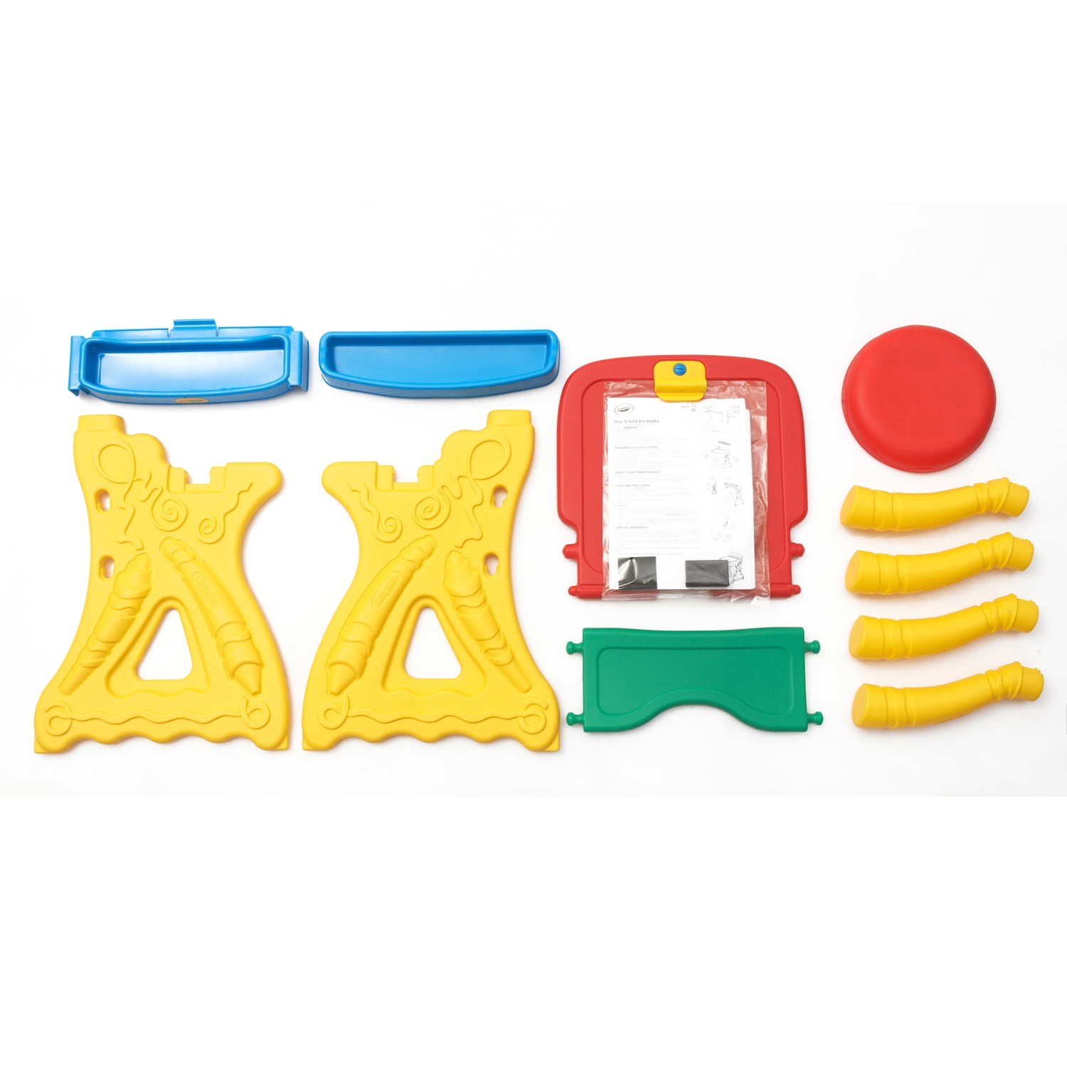 Crayola Play 'N Fold Art Studio Easel Desk & Chair Set for Kids Room - Image 7