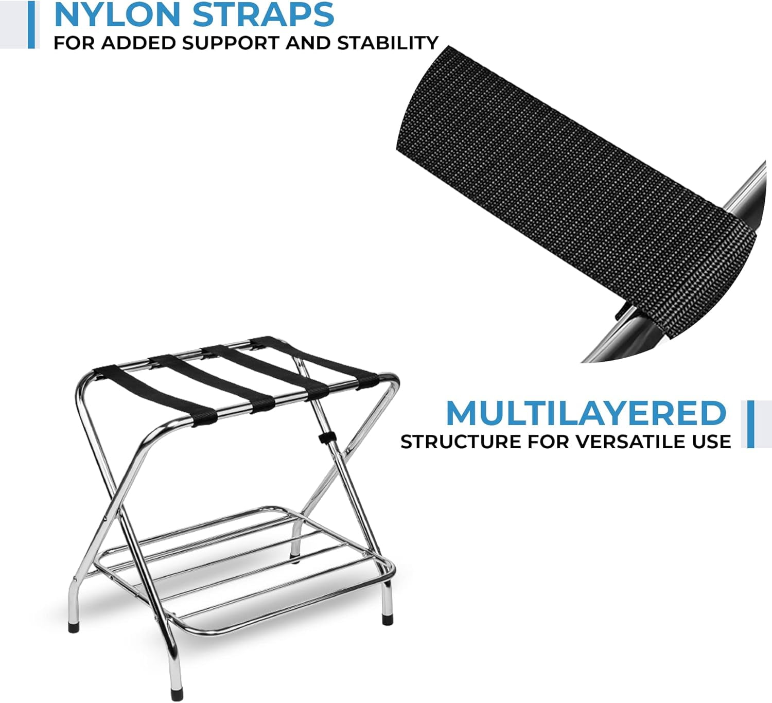 2- Shelf Luggage Rack 1PK - Image 8