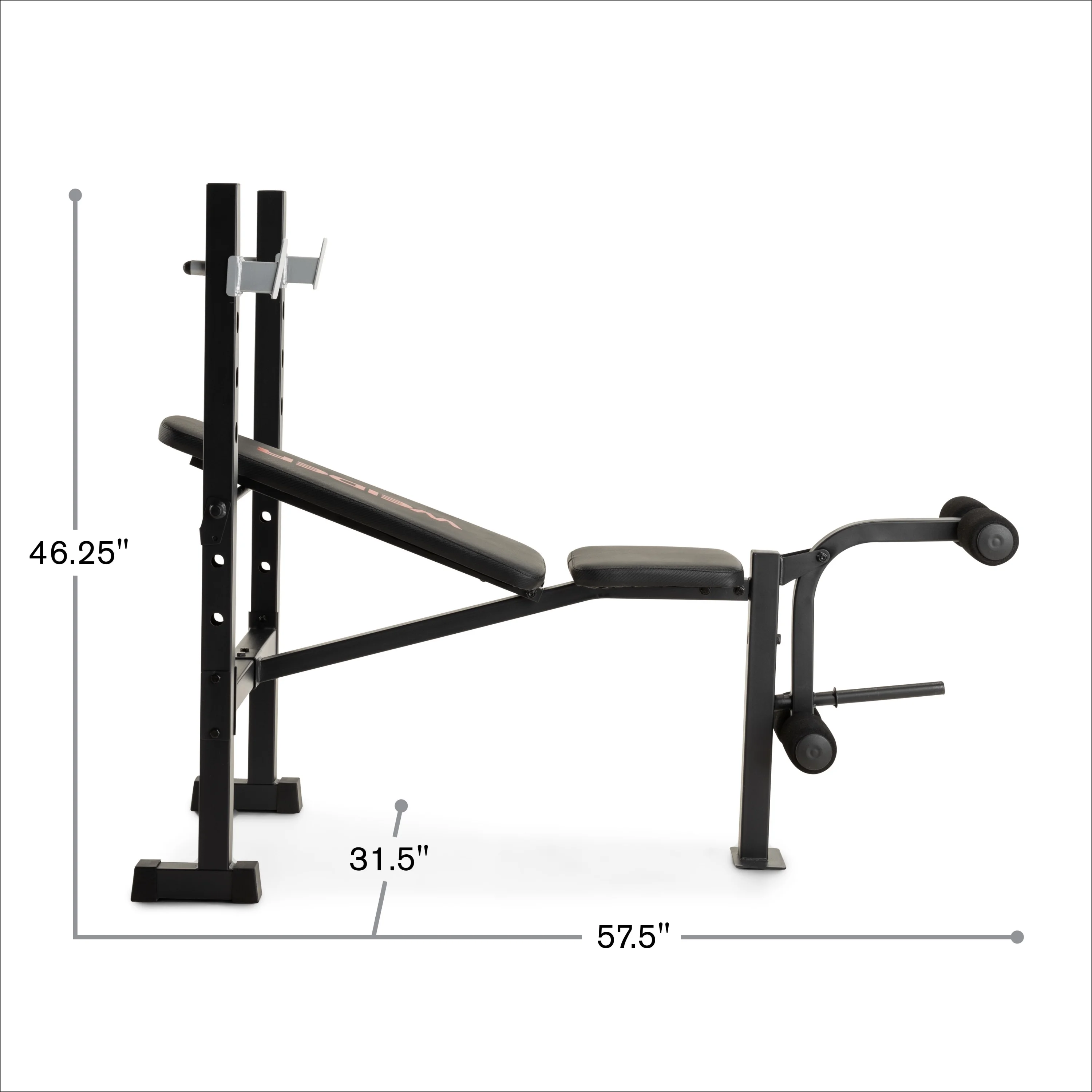 Weider Legacy Standard Bench and Rack, 410 Lb. Total Weight Capacity - Image 16