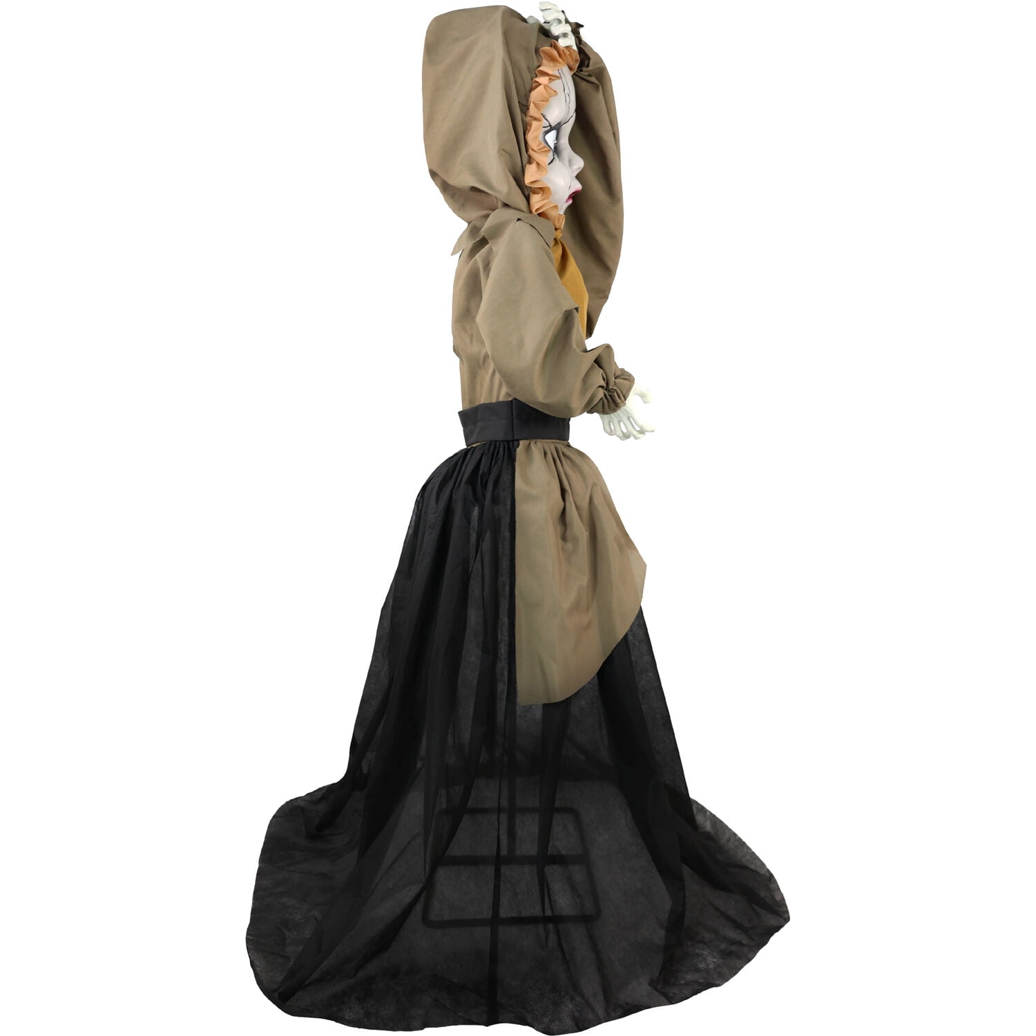 Haunted Hill Farm 5.25 ft Life Size Animatronic Demon Girl, Halloween Decoration, HHGIRL-9FLSA - Image 12