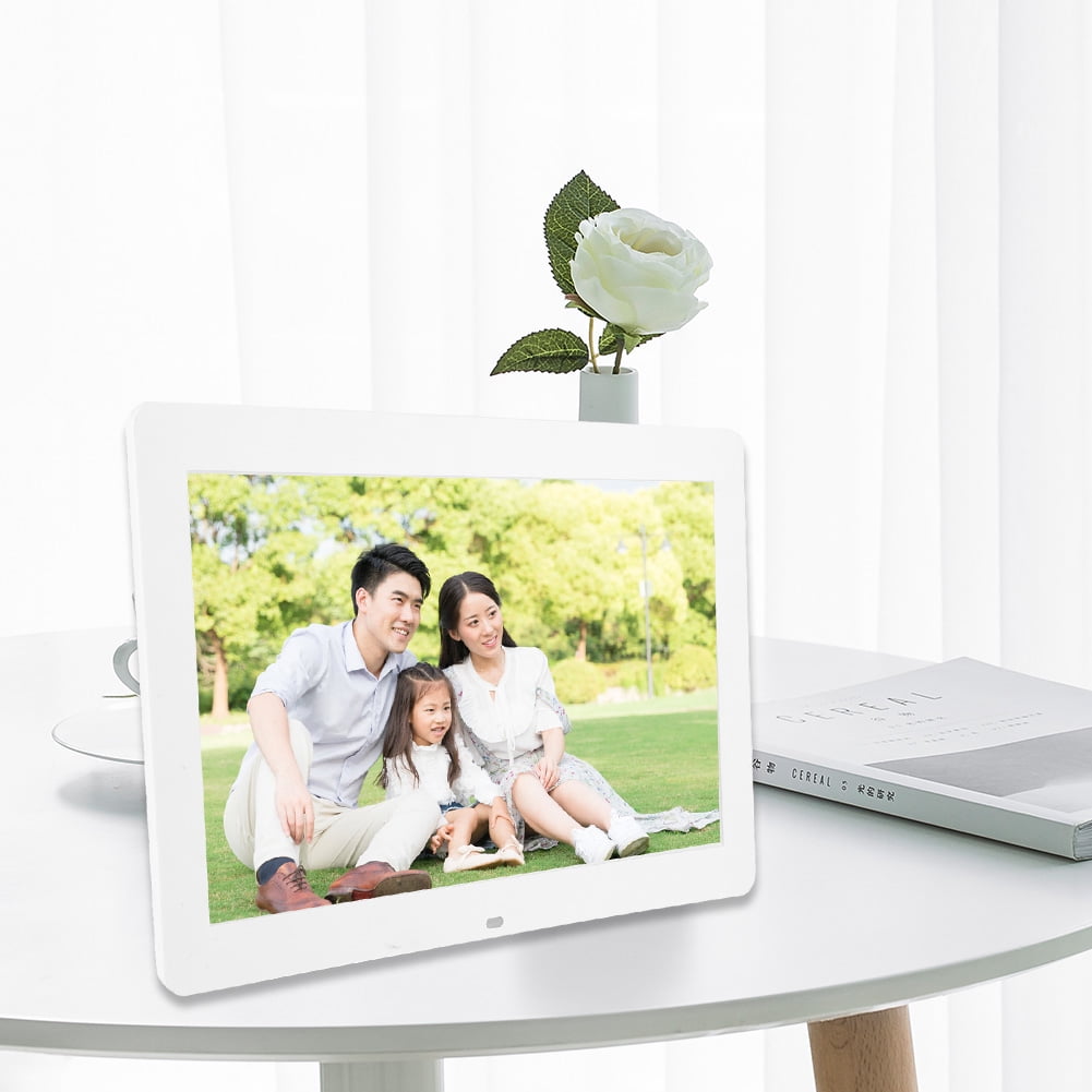 14 Inch HD 1080P Digital Photo Frame LED Electronic Album With Remote Controller (white US) - Image 5