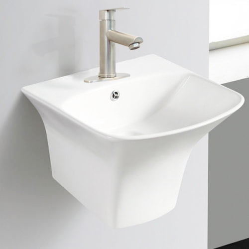 WMF-4316SS-1S - Stainless Steel 4" Single Handle Lavatory Faucet, Bathroom Sink Faucet with Pop Up and Deck Plate - Image 9