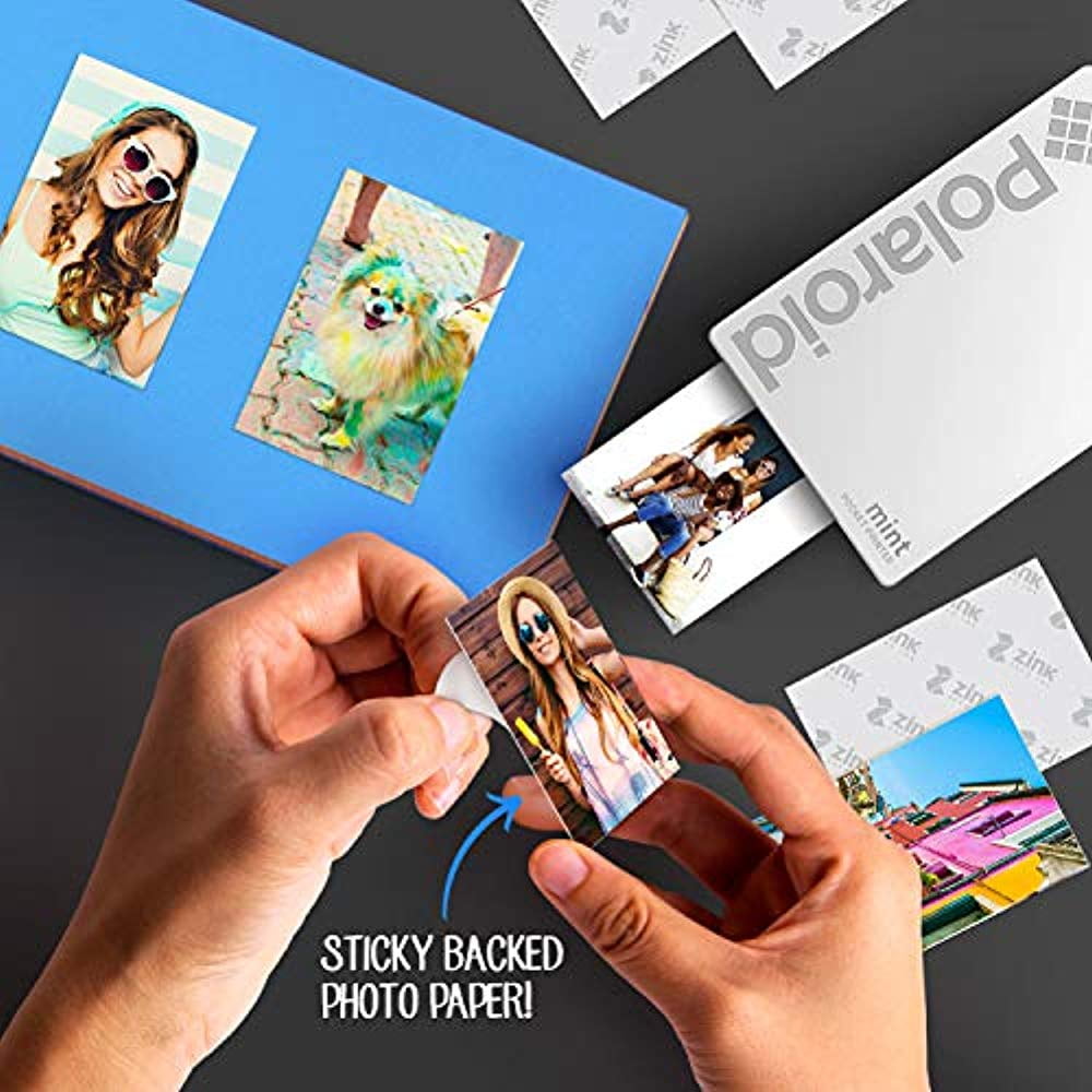 Polaroid Mint Pocket Printer with Zero Ink Printing Technology and Bluetooth Connectivity- Black - Image 6