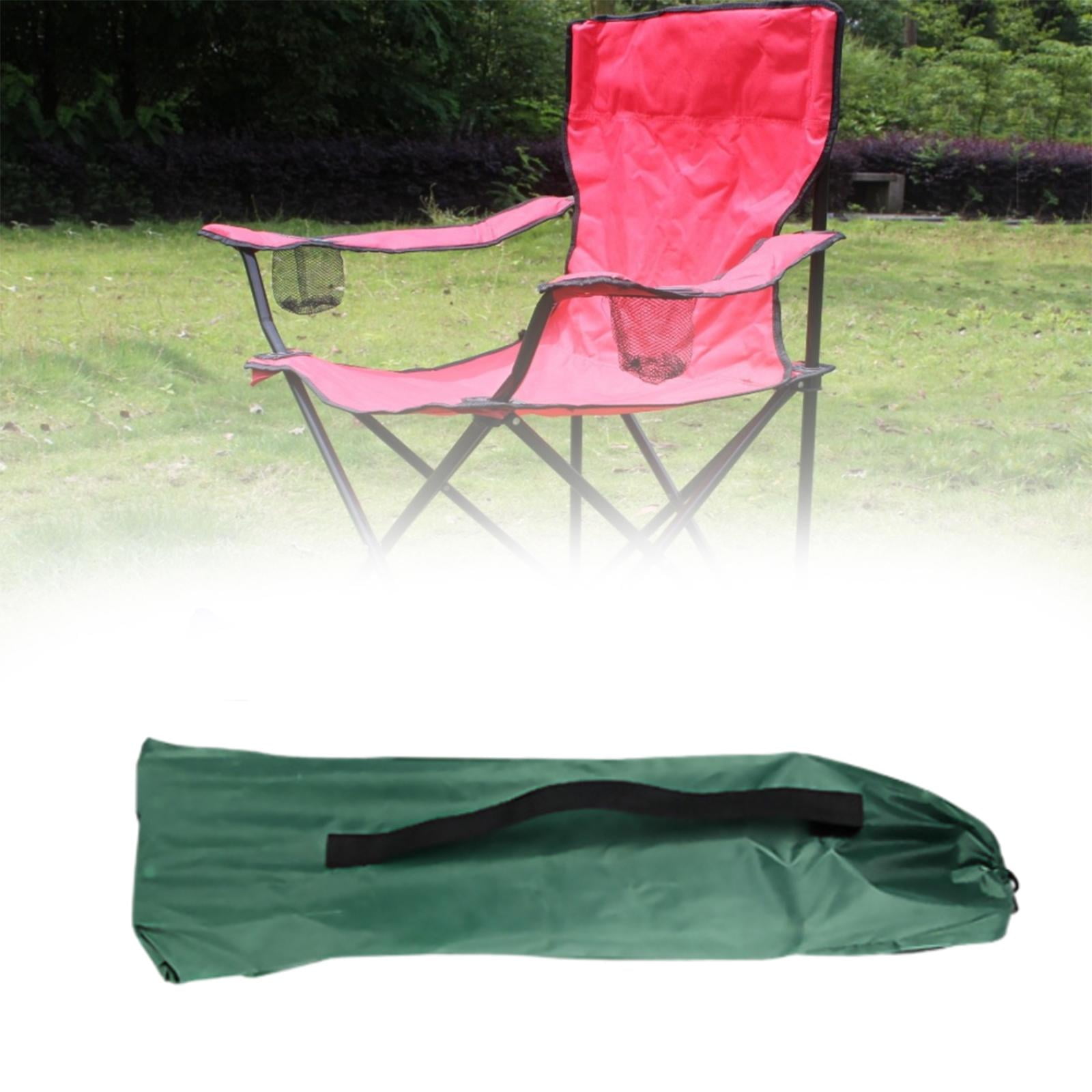 Camping Chair Bag, Moon Chair Storage Bag Sundries Pouch Large Capacity Garden Chair Organizer Folding Chair Carrying Bag for Beach Outdoor Green - Image 5