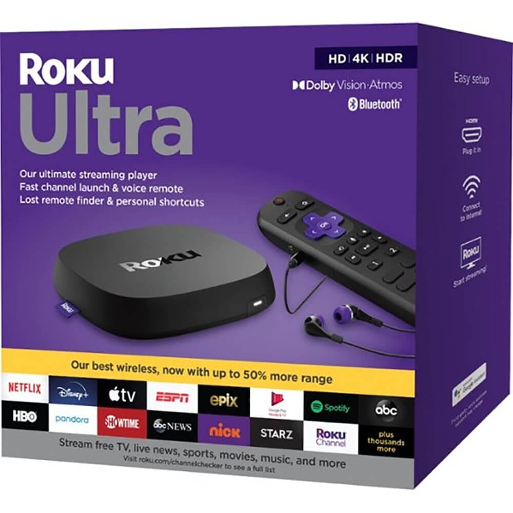 Roku Ultra 4800R Network Audio/Video Player, wrls LAN, Black - Image 6