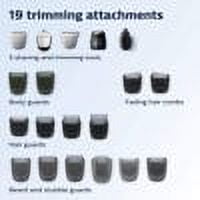 Philips Norelco MG7750/49 Multigroom Series 7000, Men's Grooming Kit with Trimmer for Beard, Head, Body, and Face - No Blade Oil Needed - Image 7