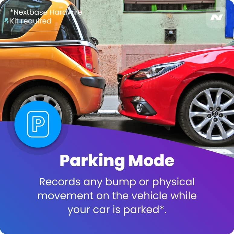 Nextbase 222X Compact Dual Dash Cam Front & Rear 2.5" HD IPS Screen, 1080p Full HD, 6 Layer Lens, Black, 0.17 lbs assembled. - Image 3