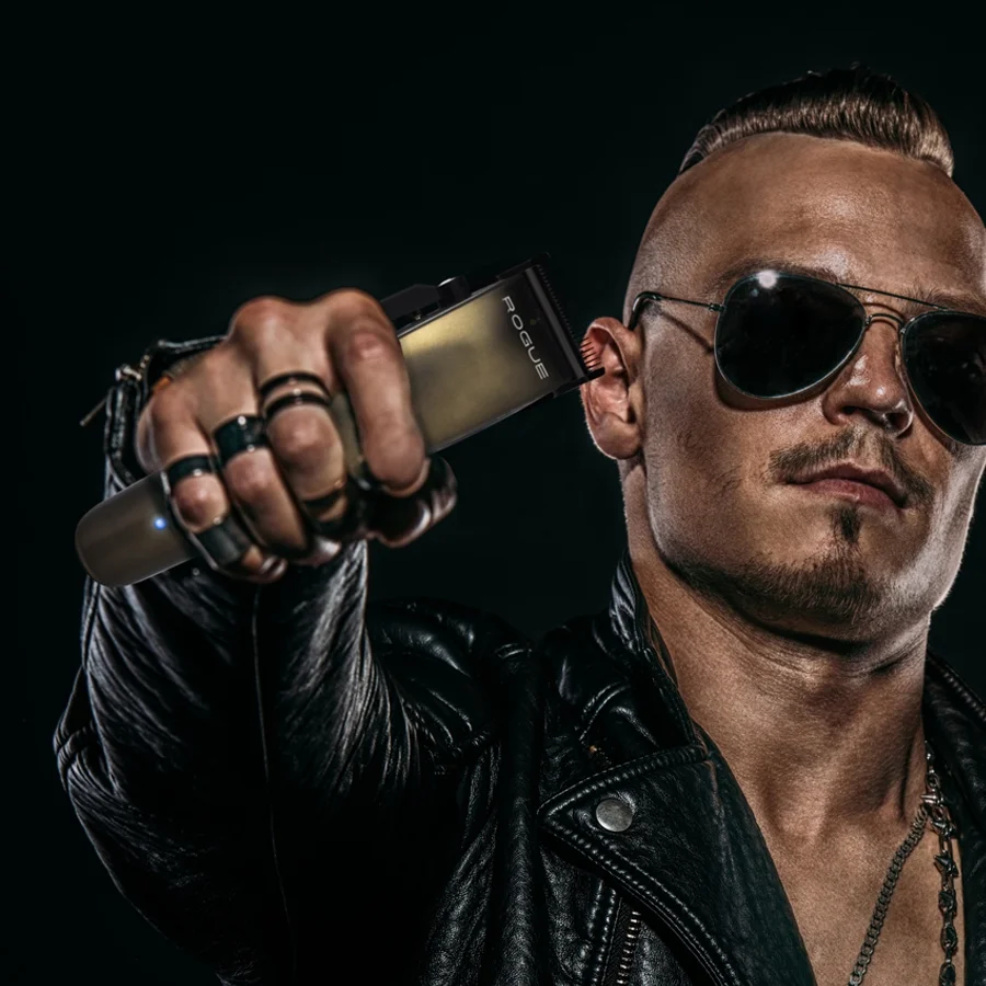 StyleCraft Rogue 9V Cordless Magnetic Motor Clipper and Trimmer Combo Set, SC201N, Silver - Image 9